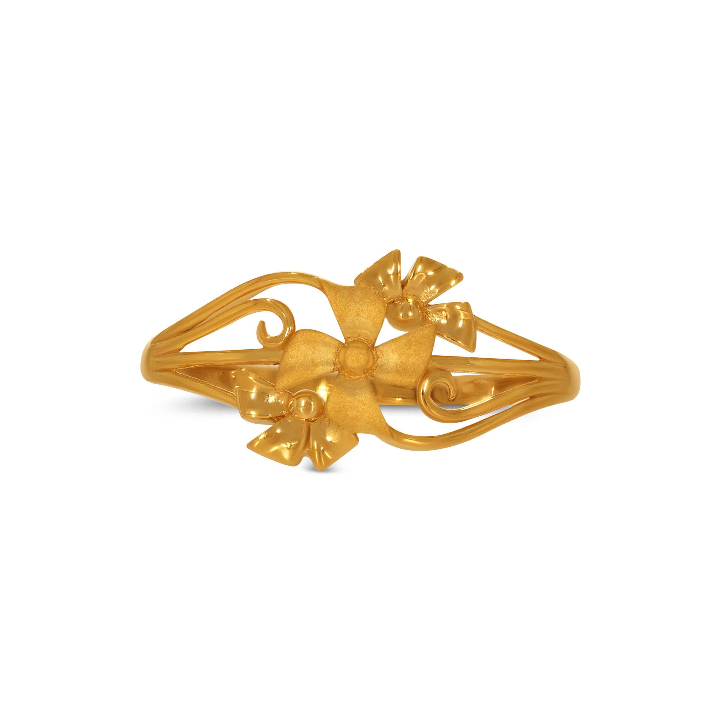Floral Whirl Gold Ring alternate view 1
