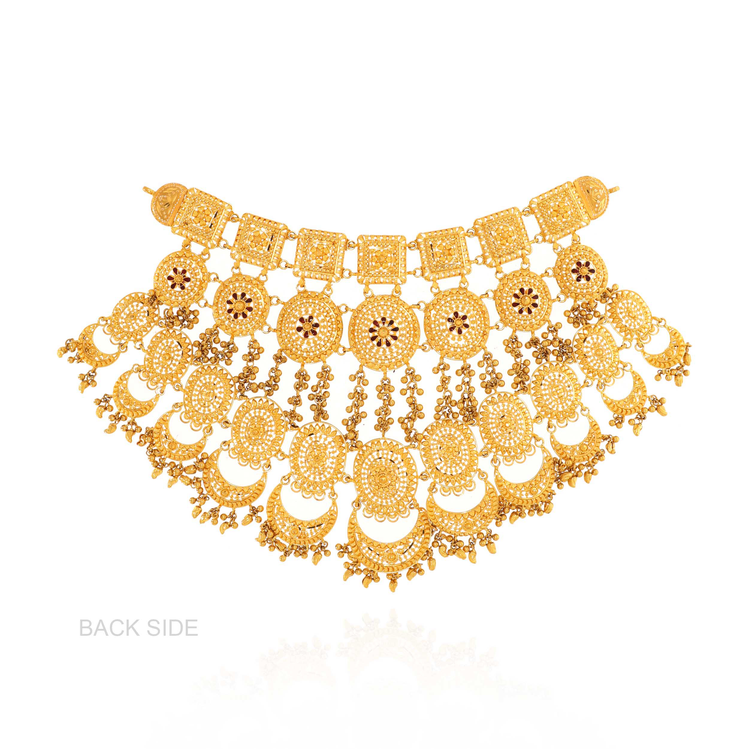Antique Majesty Bridal Choker - Senco Gold and Diamonds