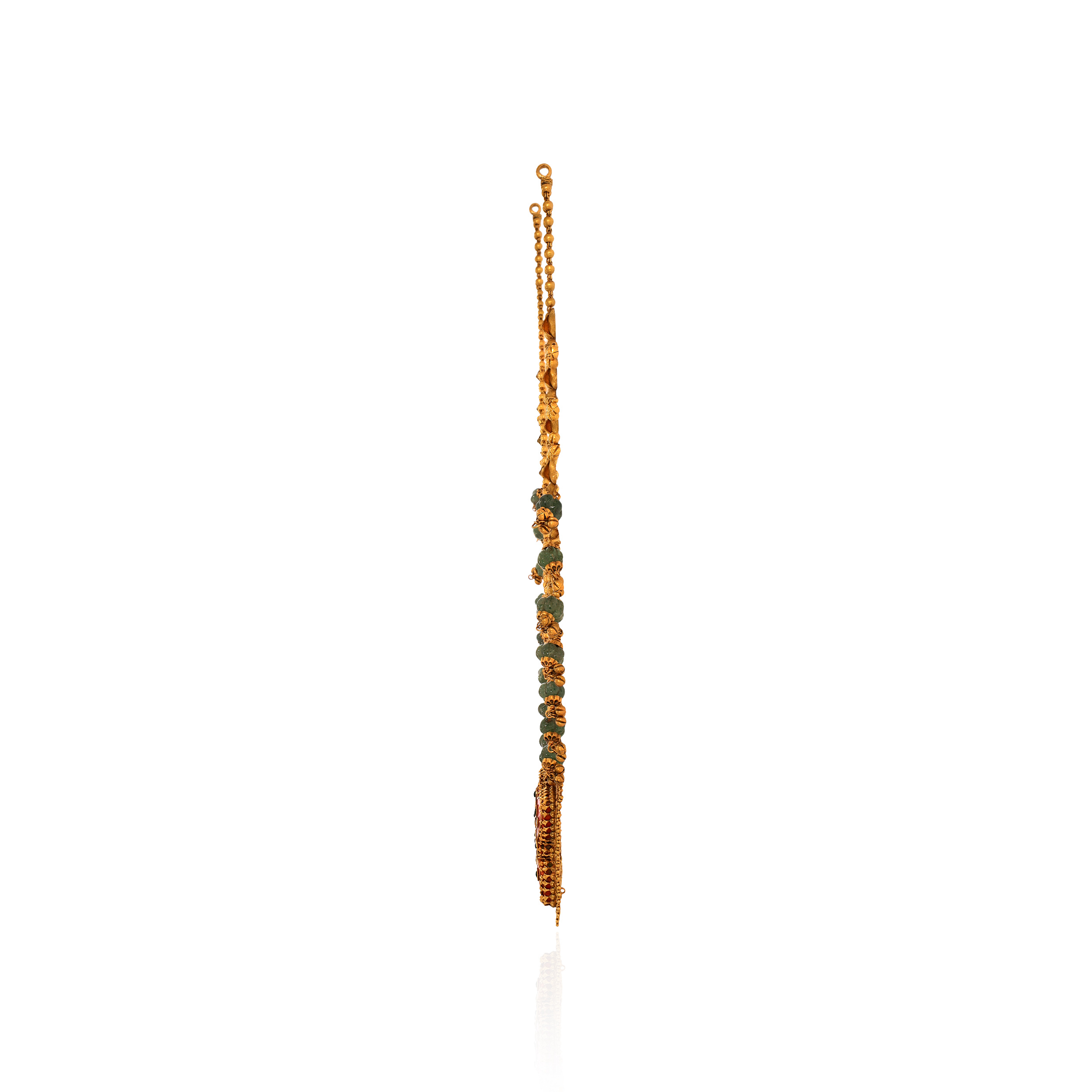 22K Yellow Gold Kundan Necklace-GN-D000788429 - Senco Gold and Diamonds