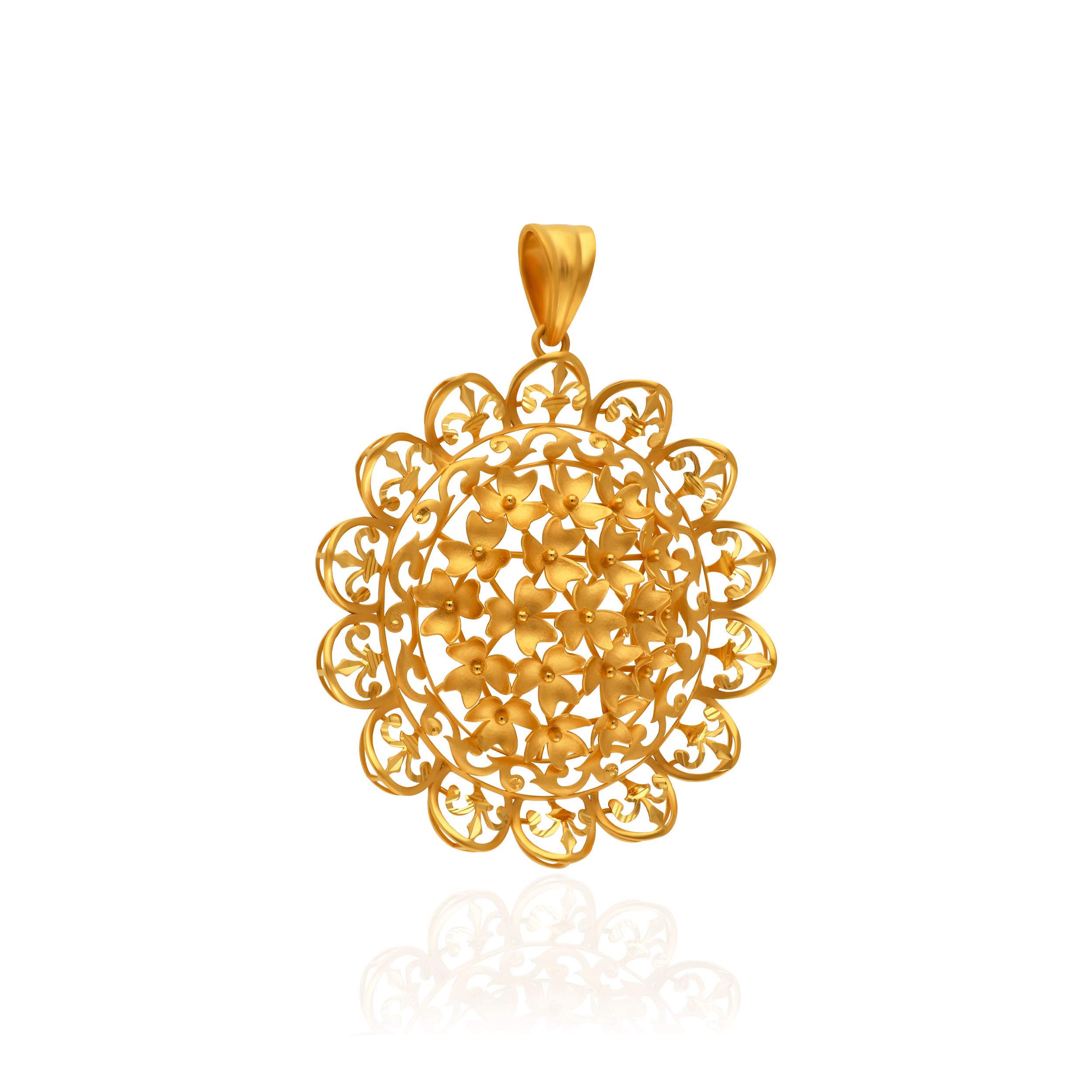 Blossom Medley Gold Pendant - Senco Gold and Diamonds