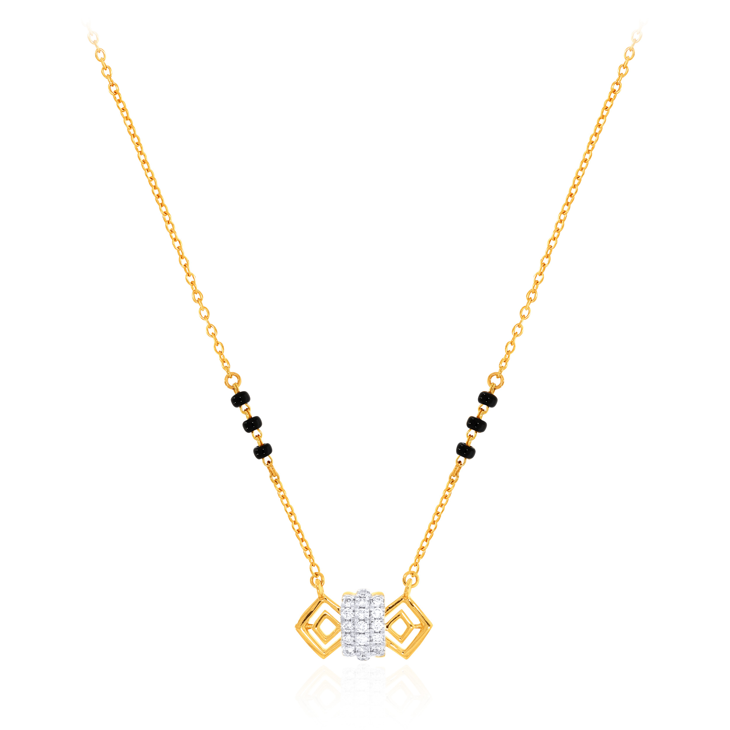Radiant Vows Diamond Mangalsutra - Senco Gold and Diamonds