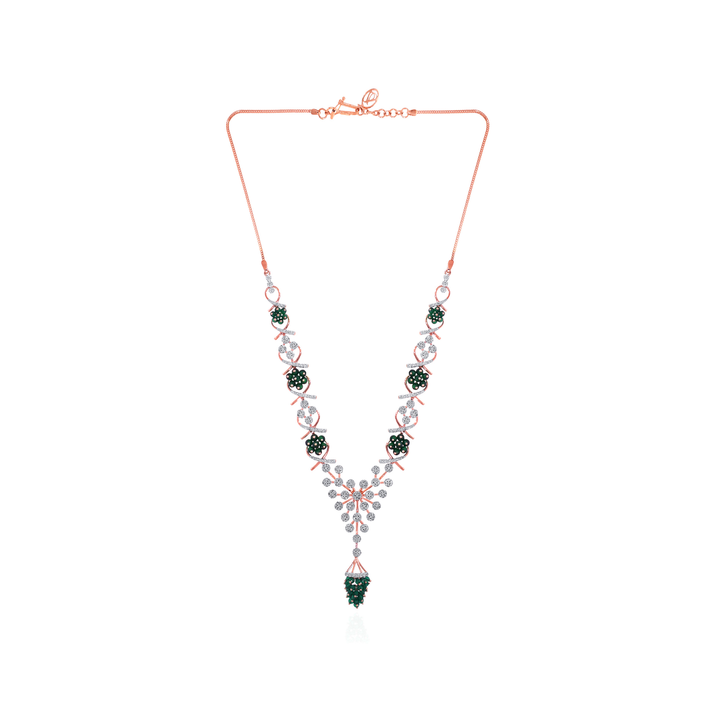 Verdant Elegance Diamond Necklace - Senco Gold and Diamonds