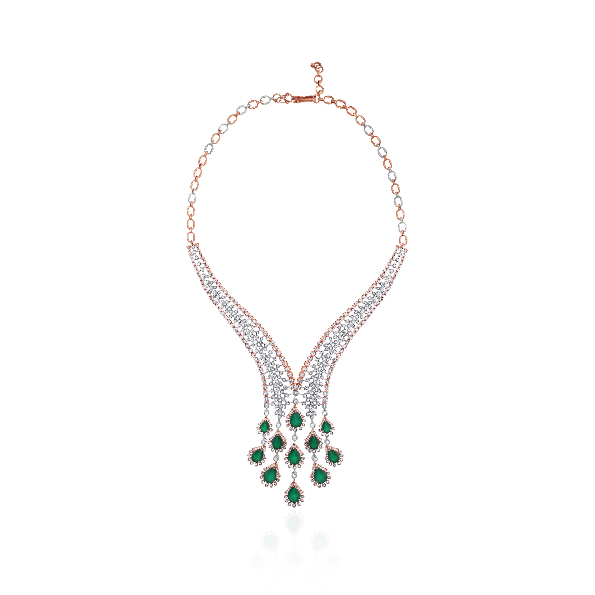 Lumina Verde Diamond Necklace - Senco Gold and Diamonds