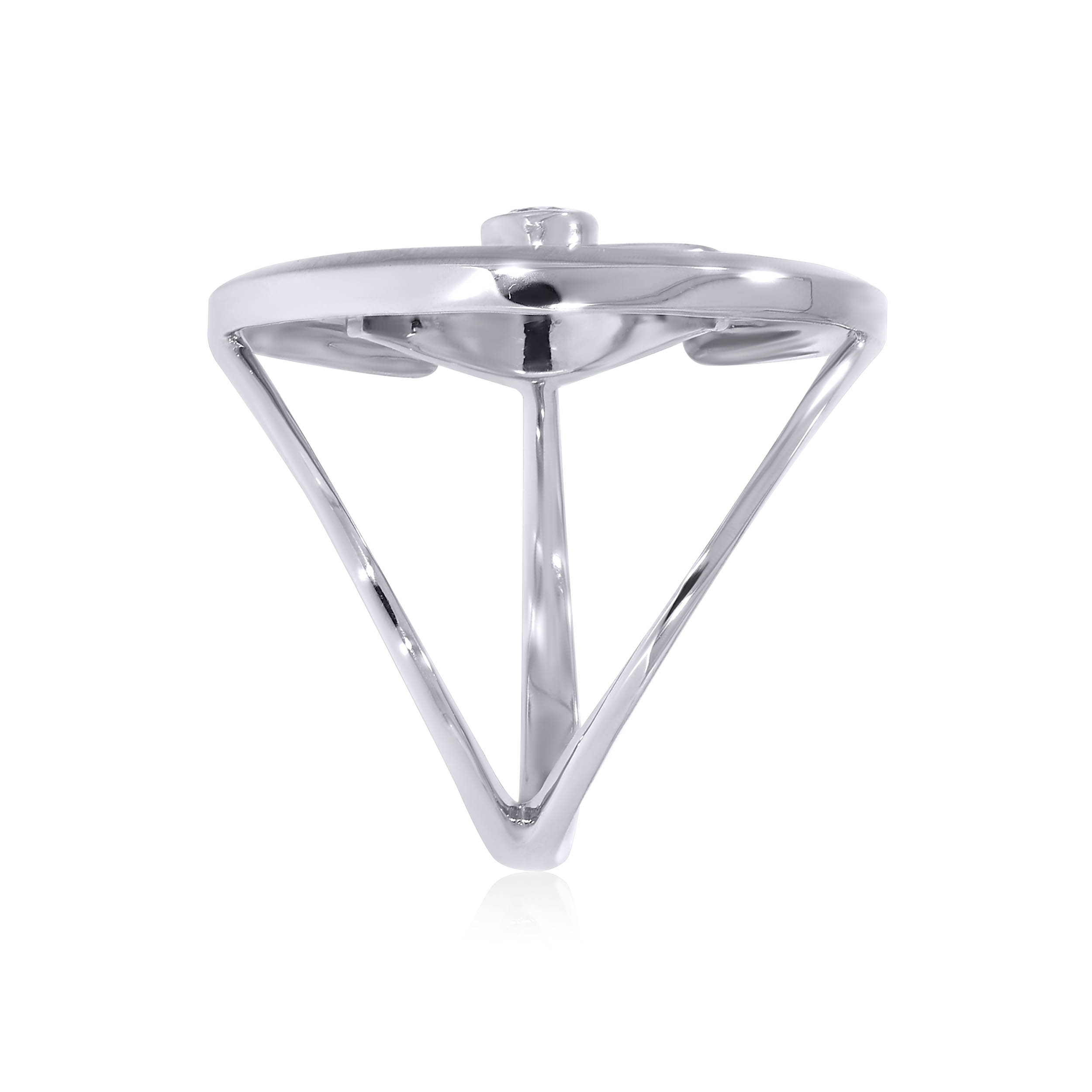 Sleek 'C'harisma Platinum Ring - Senco Gold and Diamonds