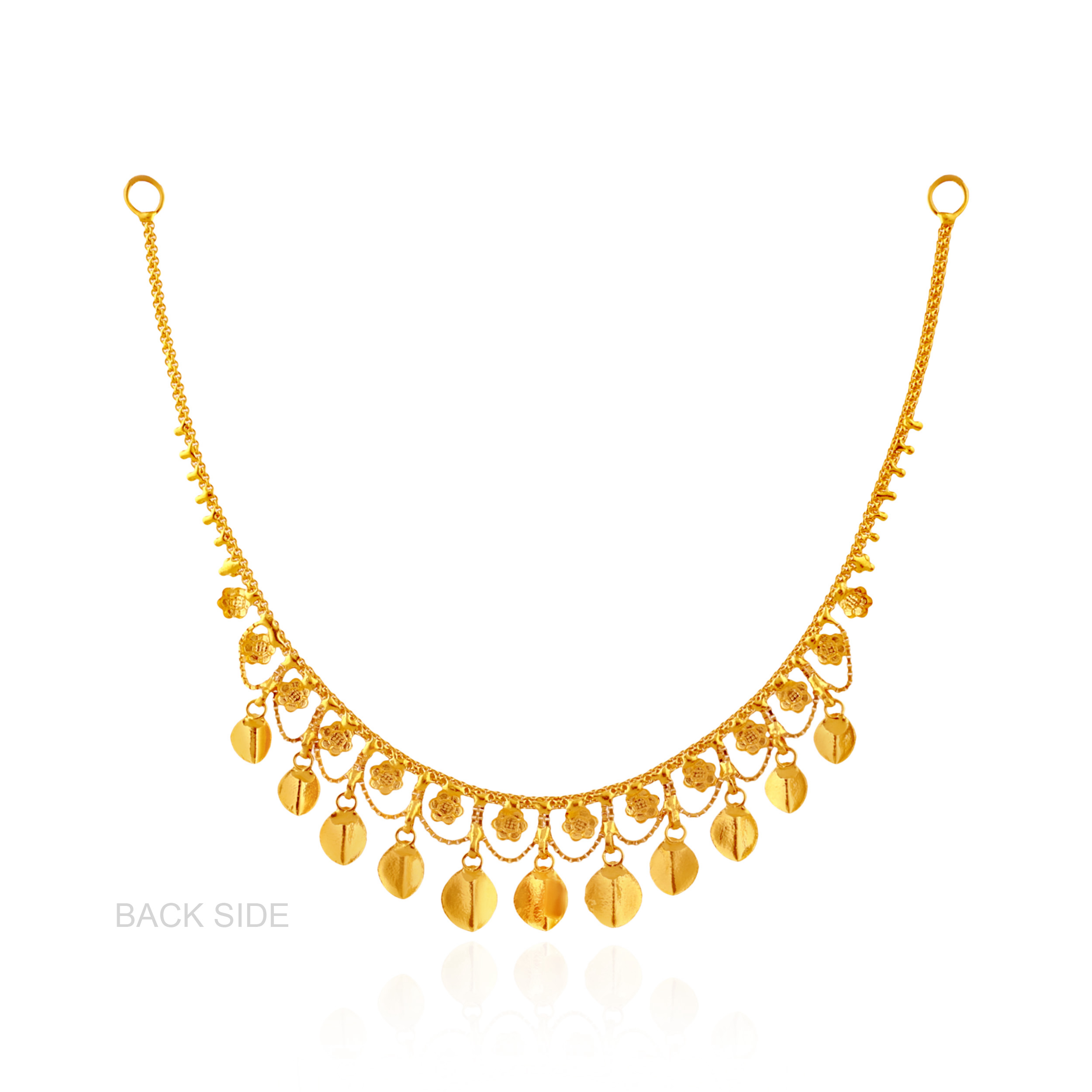 Ornate Foliage Gold Necklace - Senco Gold and Diamonds