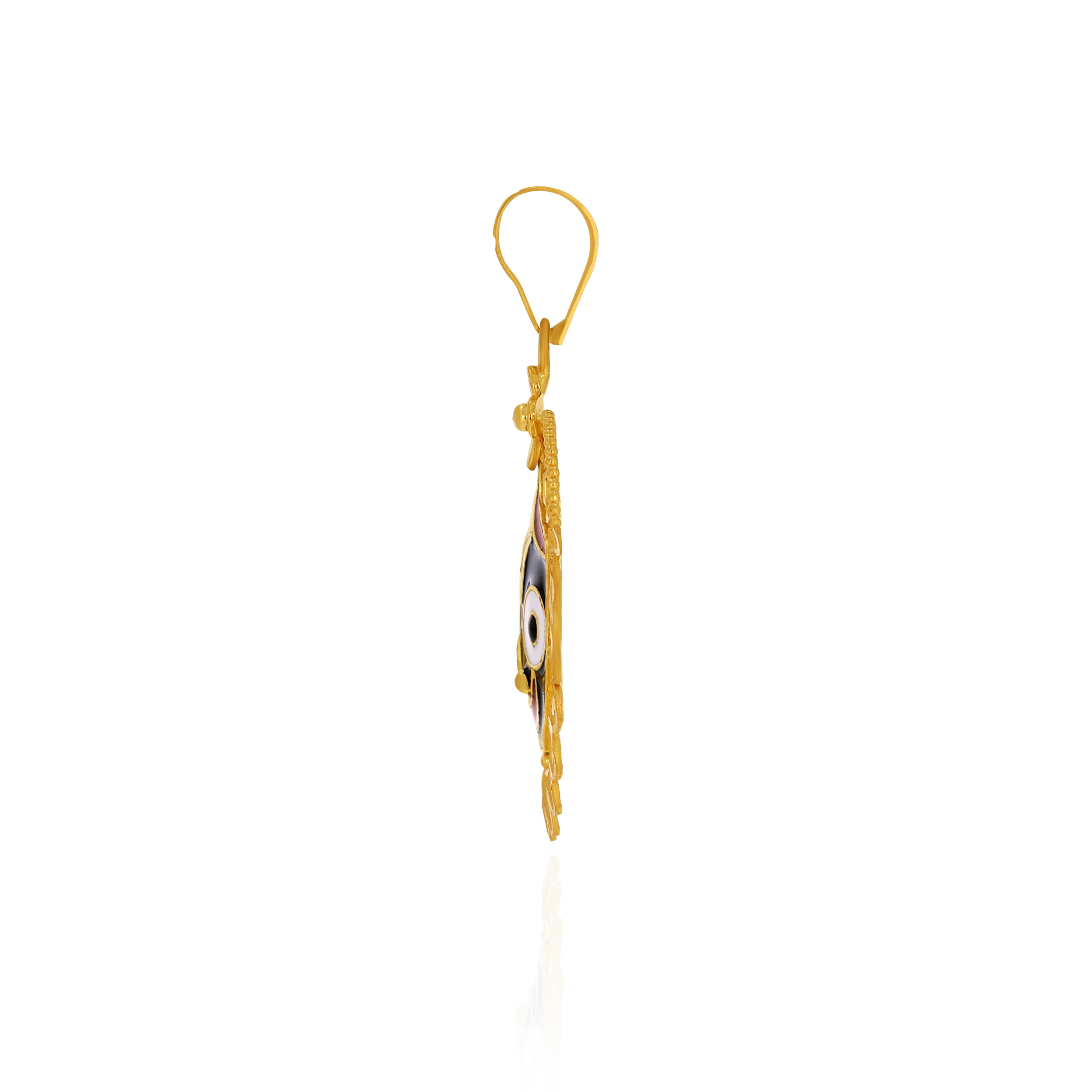 Sacred Aura Lord Jagannath Gold Pendant - Senco Gold and Diamonds