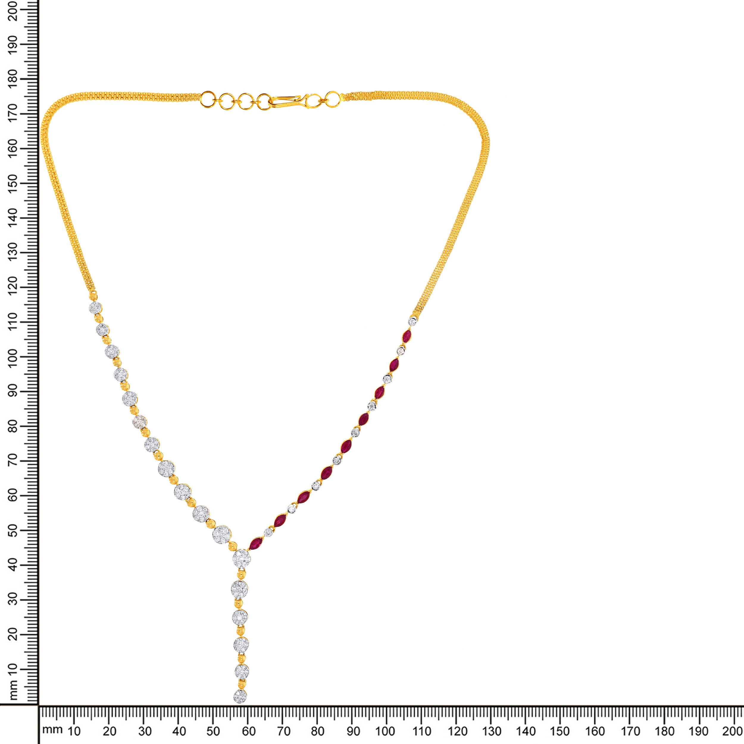 Gleaming Spheres Diamond Necklace - Senco Gold and Diamonds