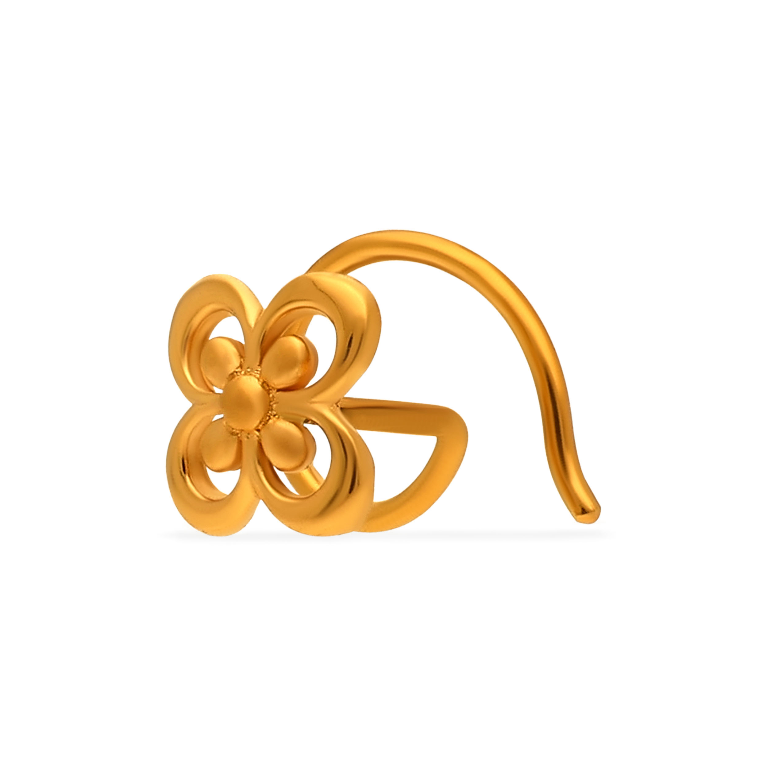 Eternal Petal Gold Nose Pin - Senco Gold and Diamonds