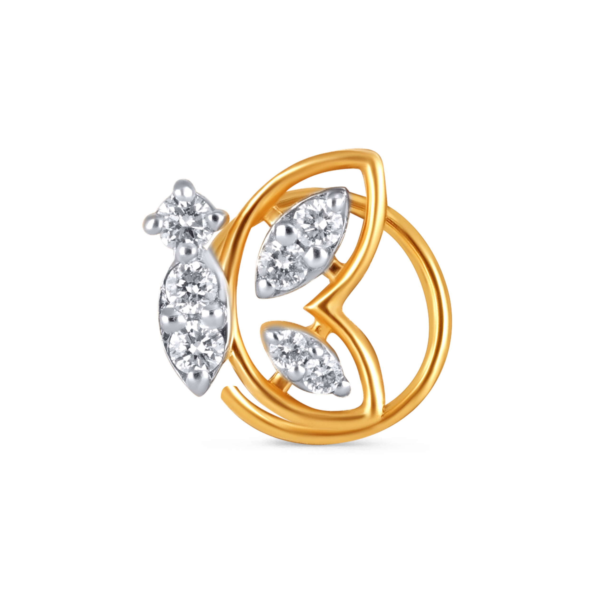 Eden Spark Diamond Nose Pin - Senco Gold and Diamonds