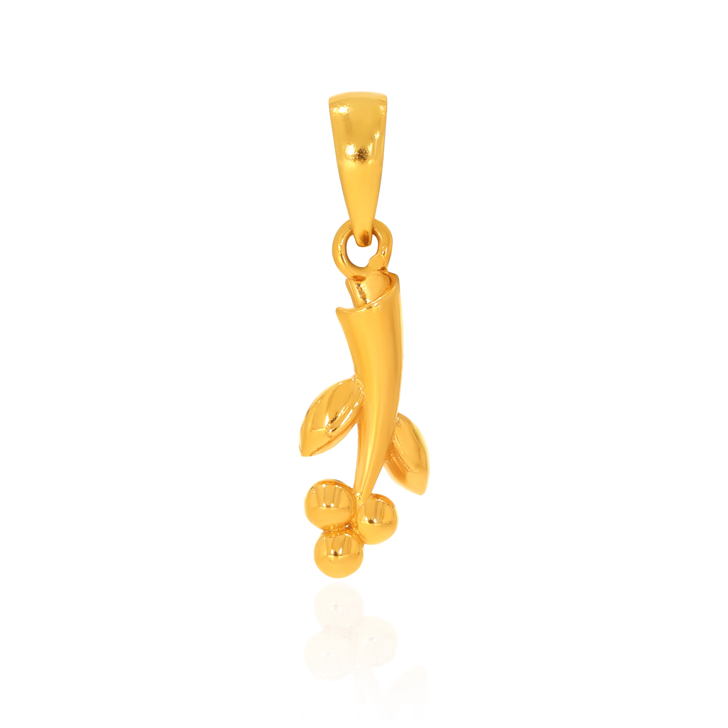 Radiant Laurel Gold Pendant - Senco Gold and Diamonds