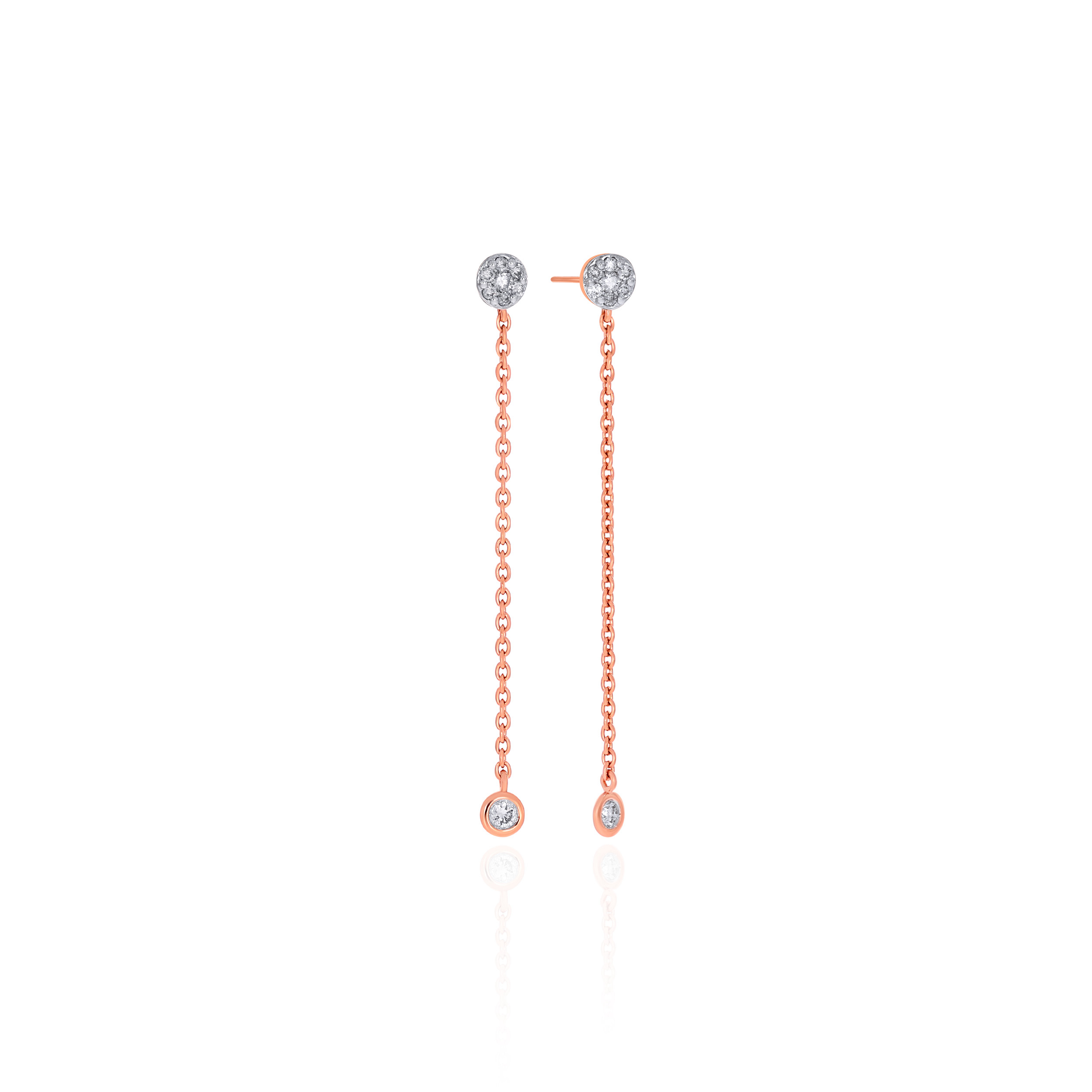 Subtle Sparkle Diamond Drop Earrings - Senco Gold and Diamonds