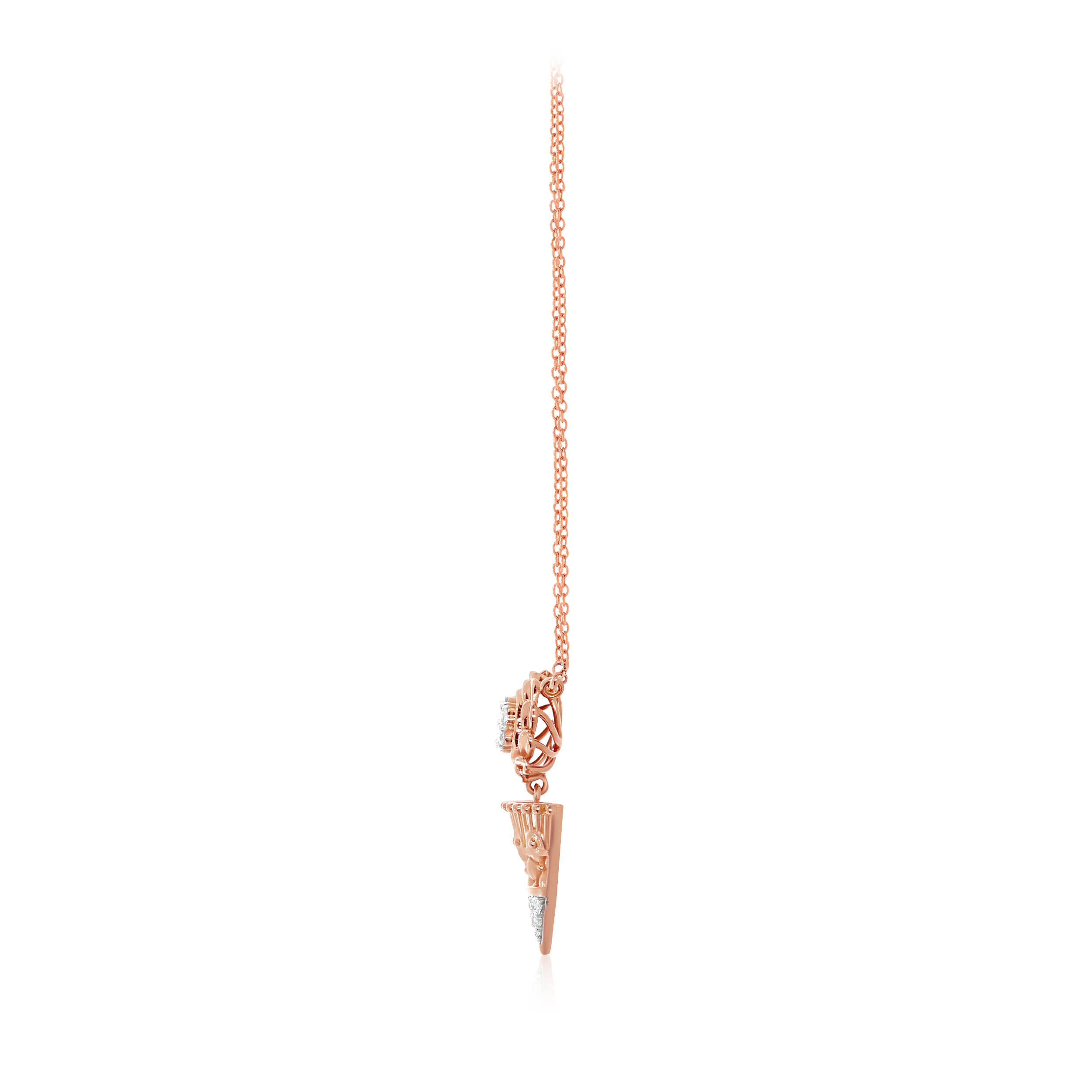 Blooming Artistry Diamond Chain Pendant - Senco Gold and Diamonds