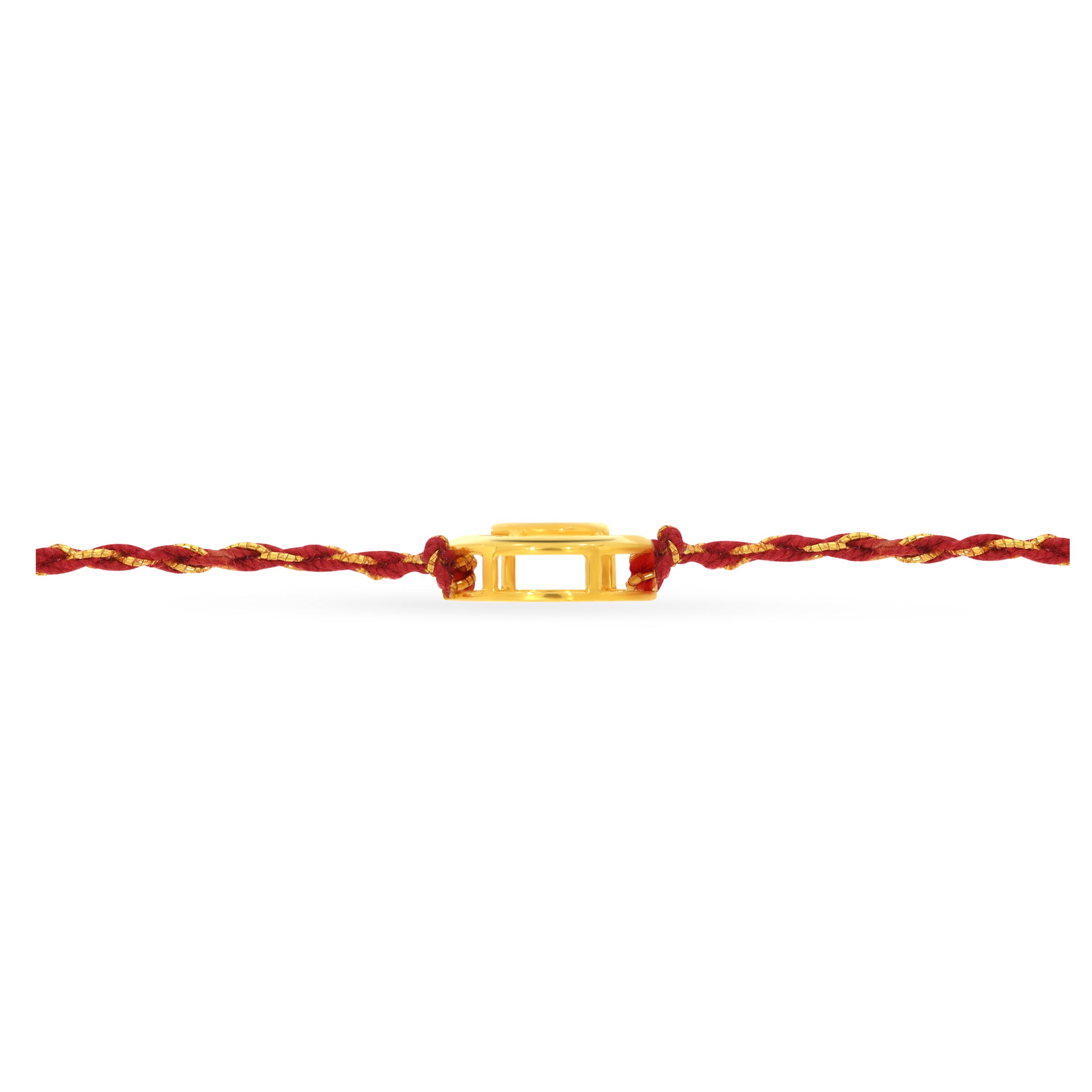 Chic Wheel Gold Rakhi - Senco Gold and Diamonds