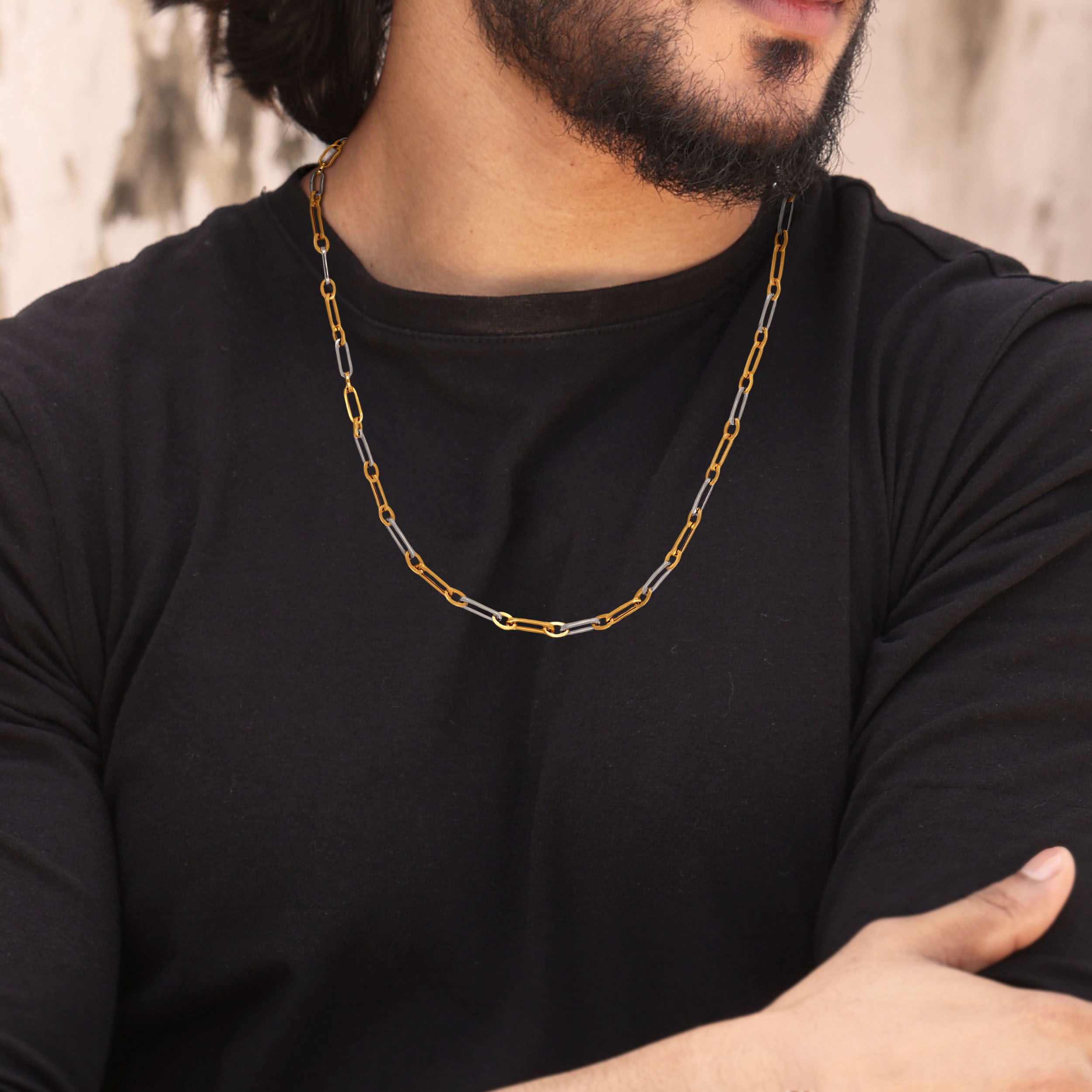  Orion Link Men's Gold Chain - Senco Gold and Diamonds