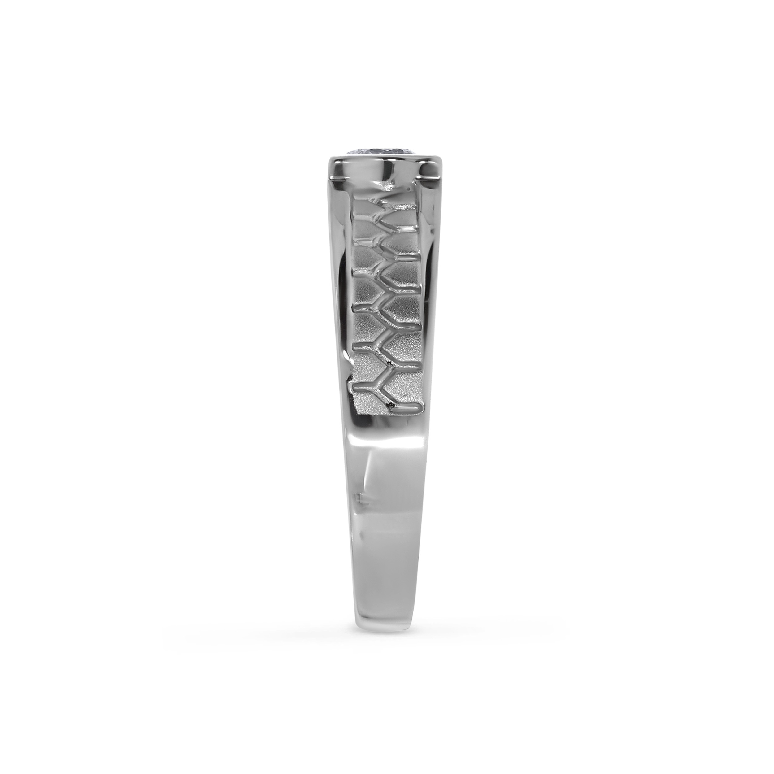 Refined Masculinity Men's Platinum Ring - Senco Gold and Diamonds