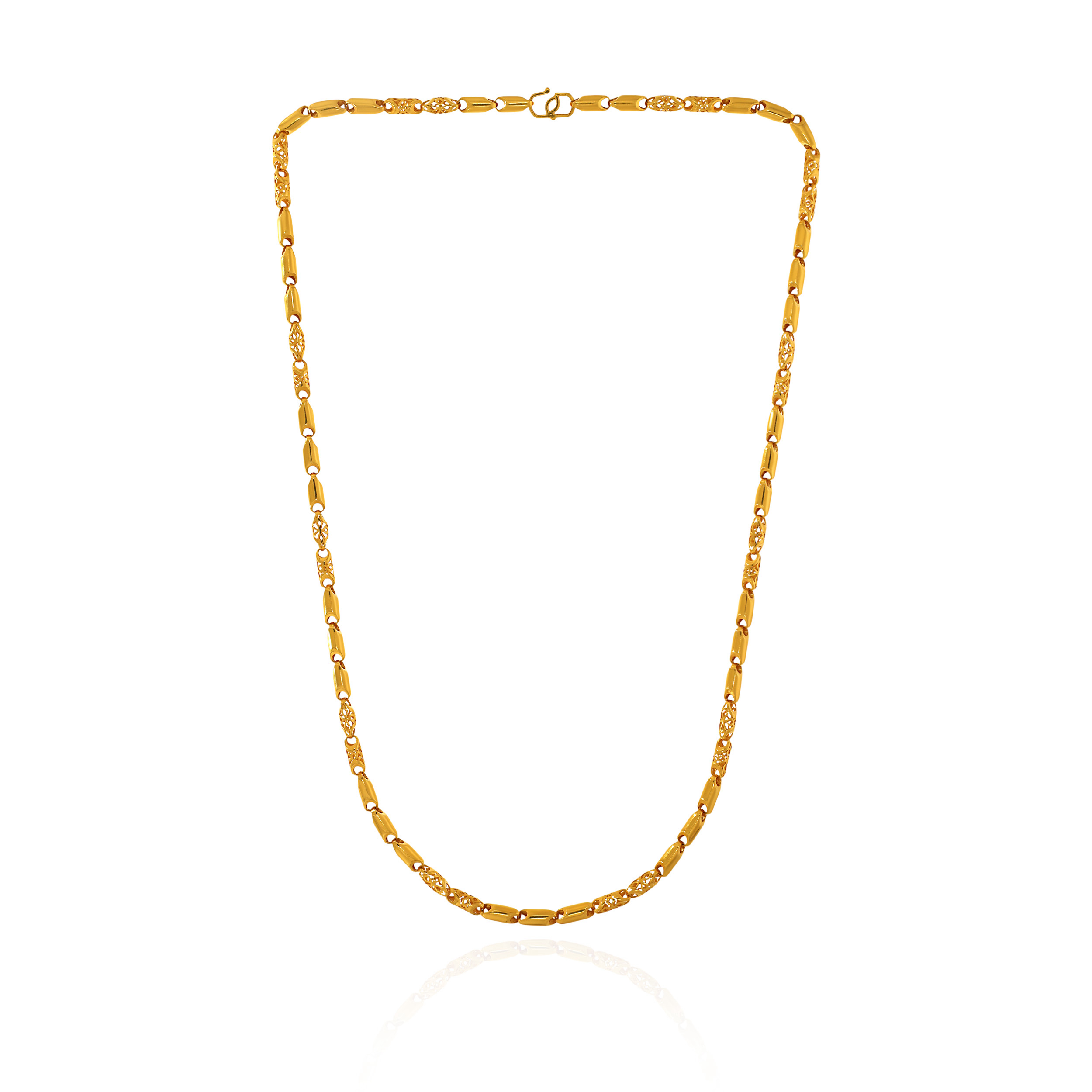 Ornate Link Luxe Men's Gold Chain - Senco Gold and Diamonds