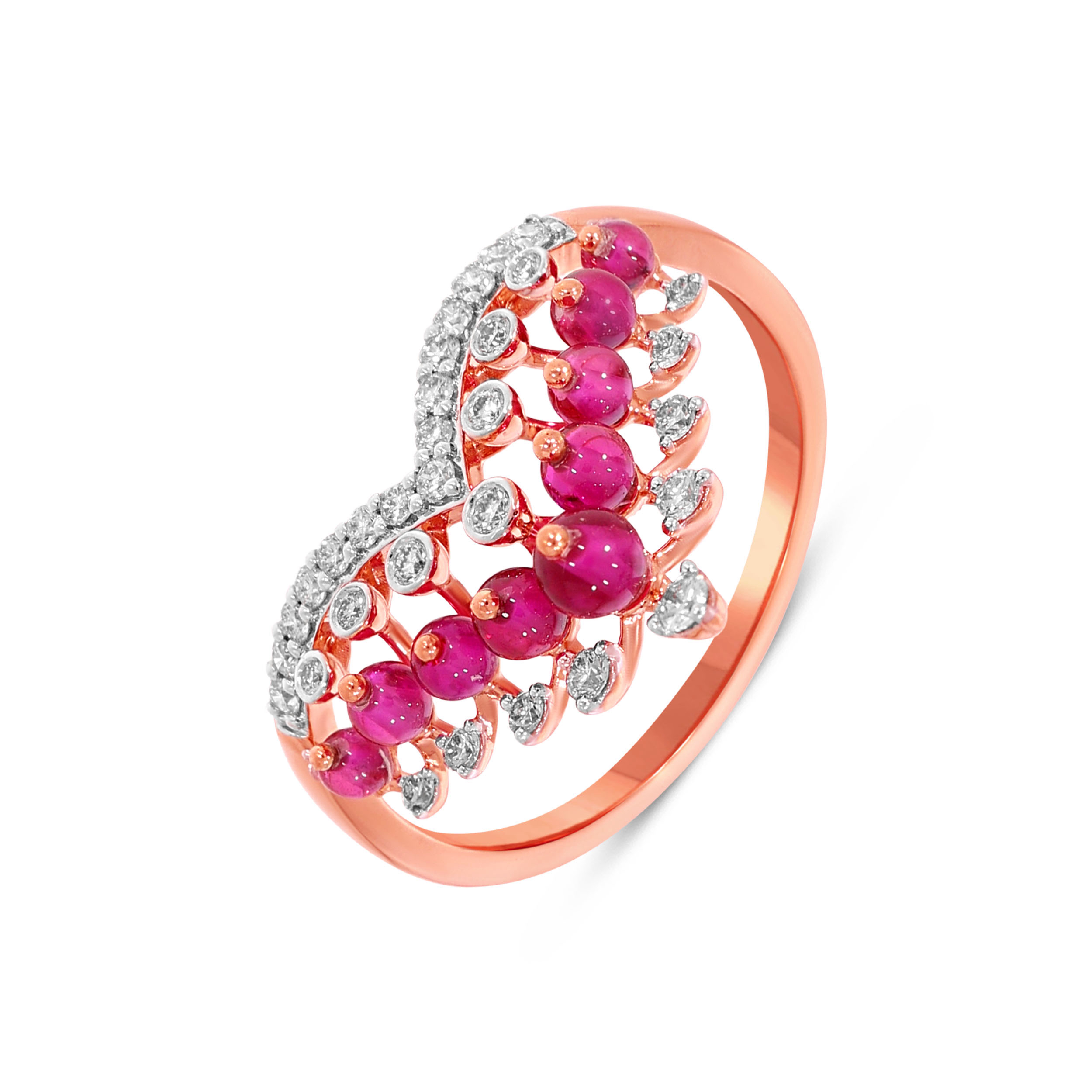 Blossoming Heart Diamond Ring - Senco Gold and Diamonds