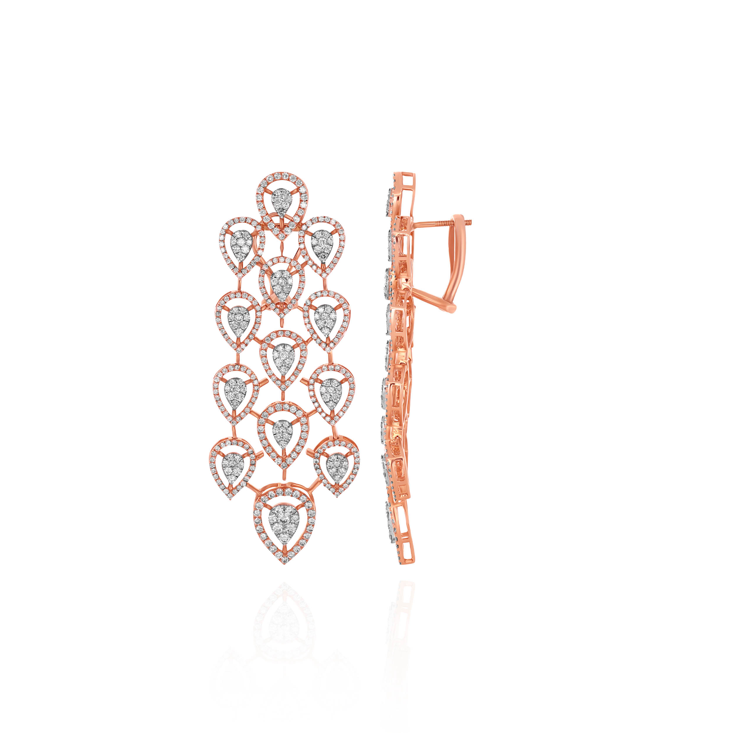 Dazzling Droplet Diamond Earrings - Senco Gold and Diamonds