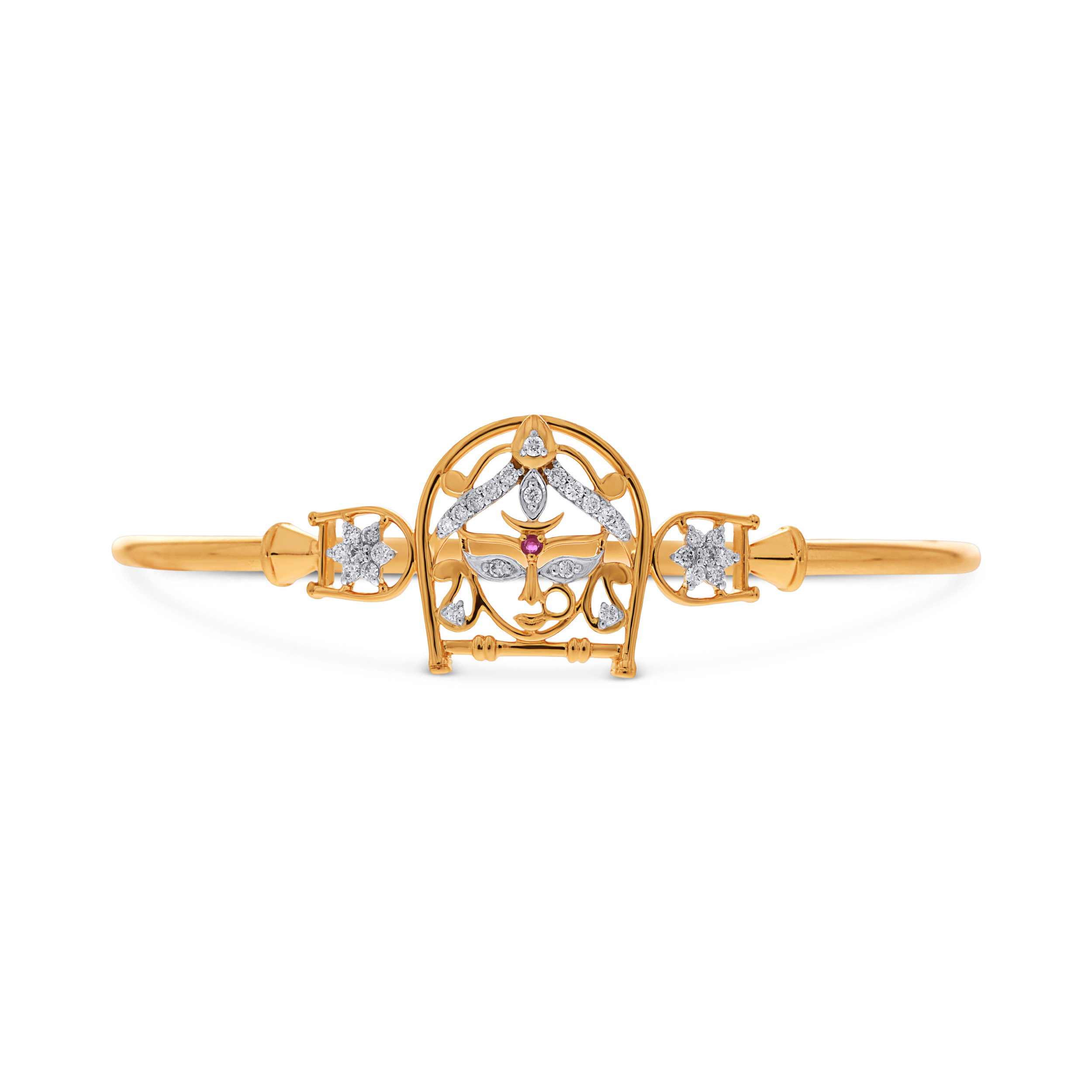 Durga Shakti Diamond Noa Bangle - Senco Gold and Diamonds