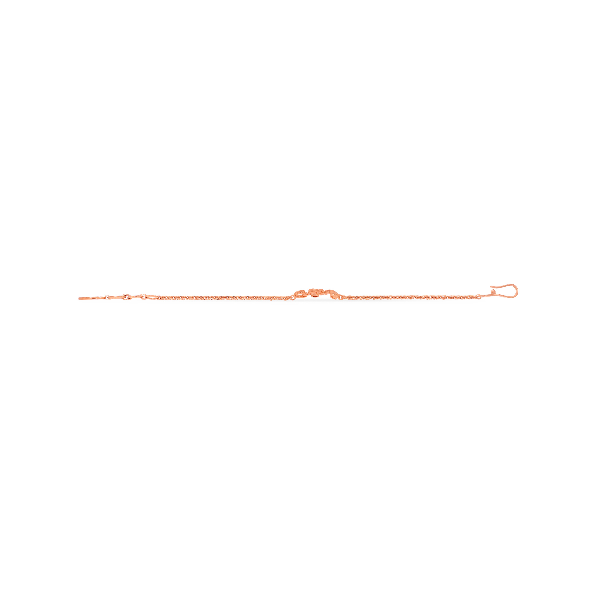 18K Rose Gold Kids Diamond Bracelet-DBR-D000790452 - Senco Gold and Diamonds
