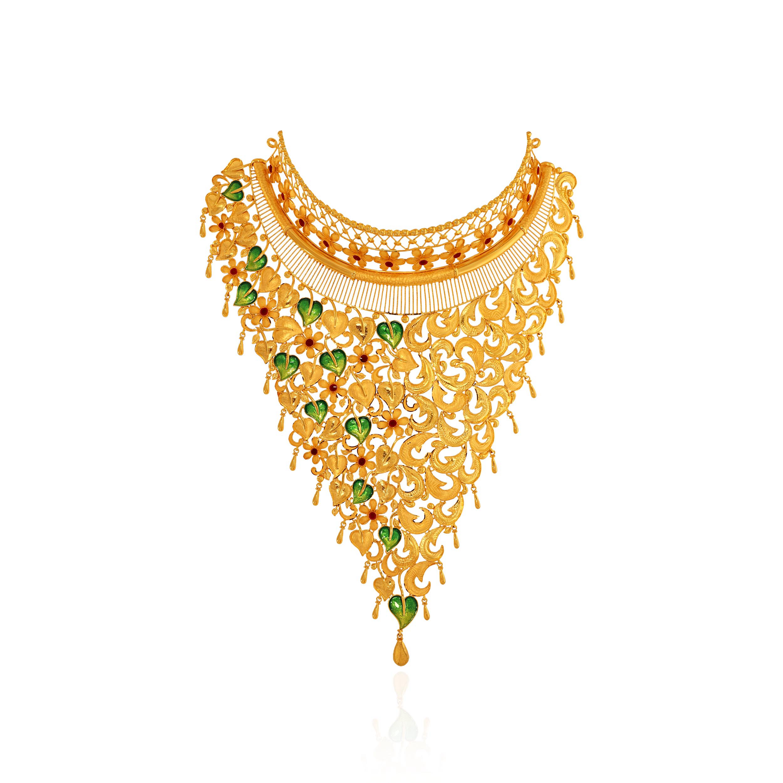 Imperial Ornate Gold Necklace - Senco Gold and Diamonds