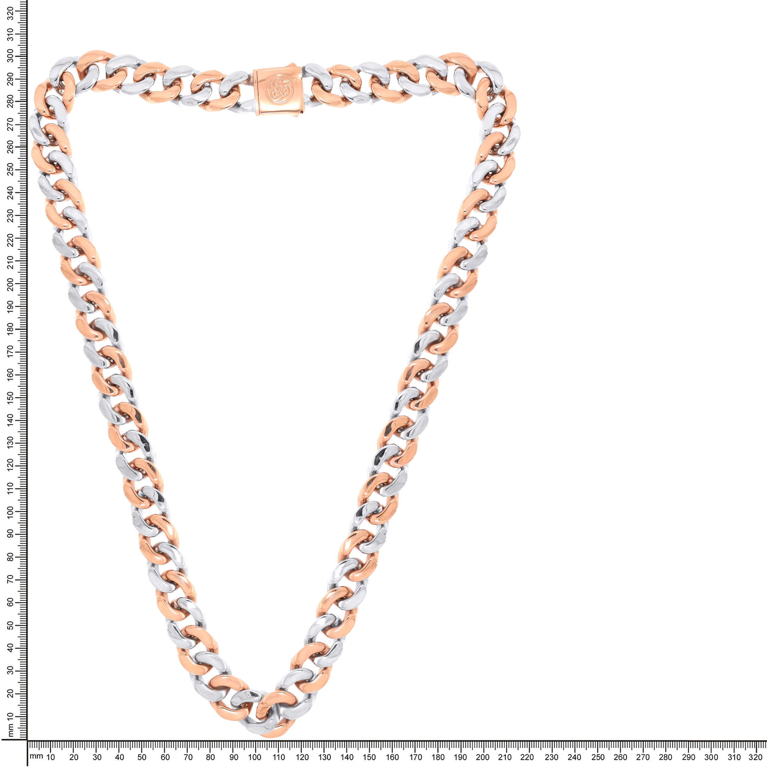 Radiant Twin Men Platinum Chain - Senco Gold and Diamonds