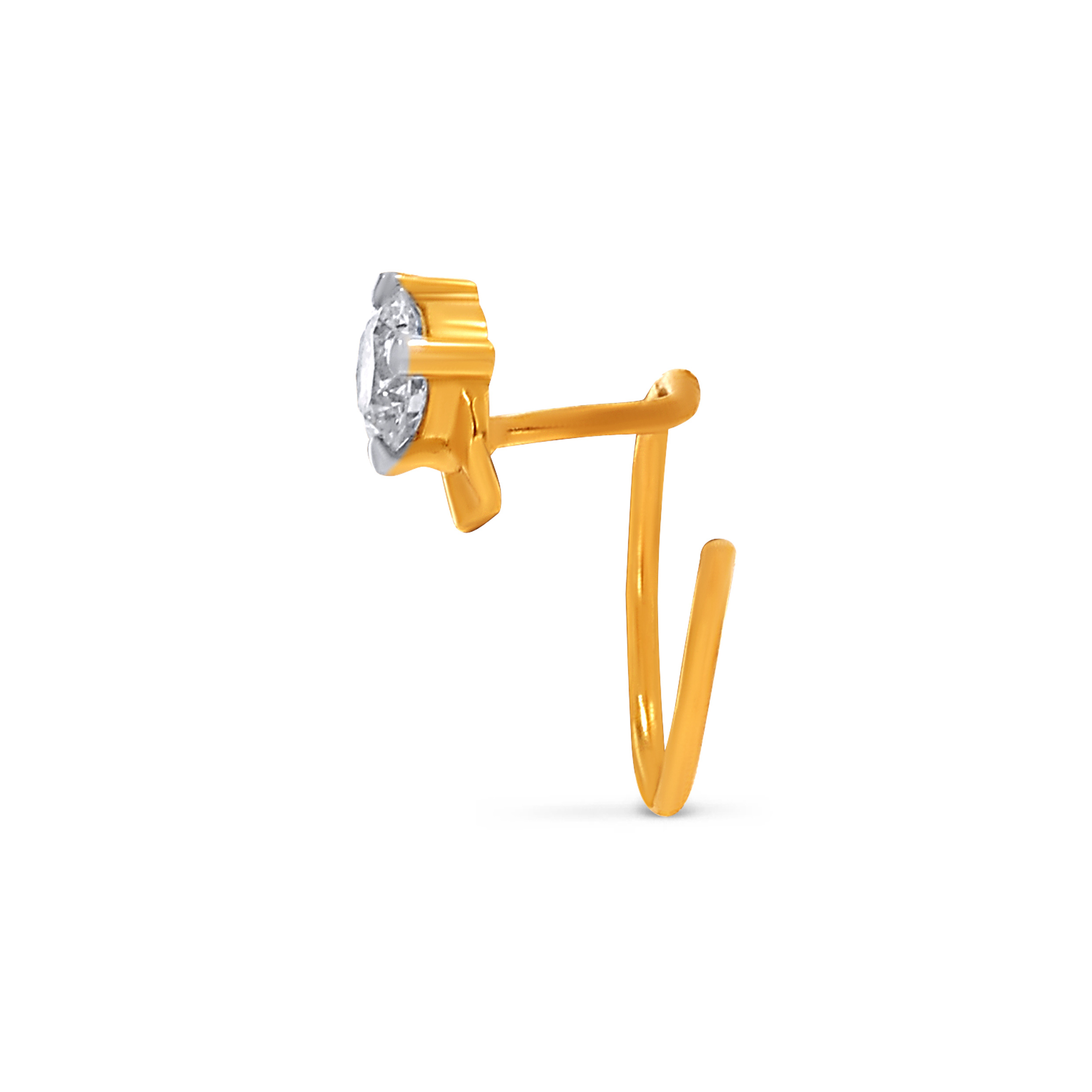 Éclat Solitaire Diamond Nosepin - Senco Gold and Diamonds