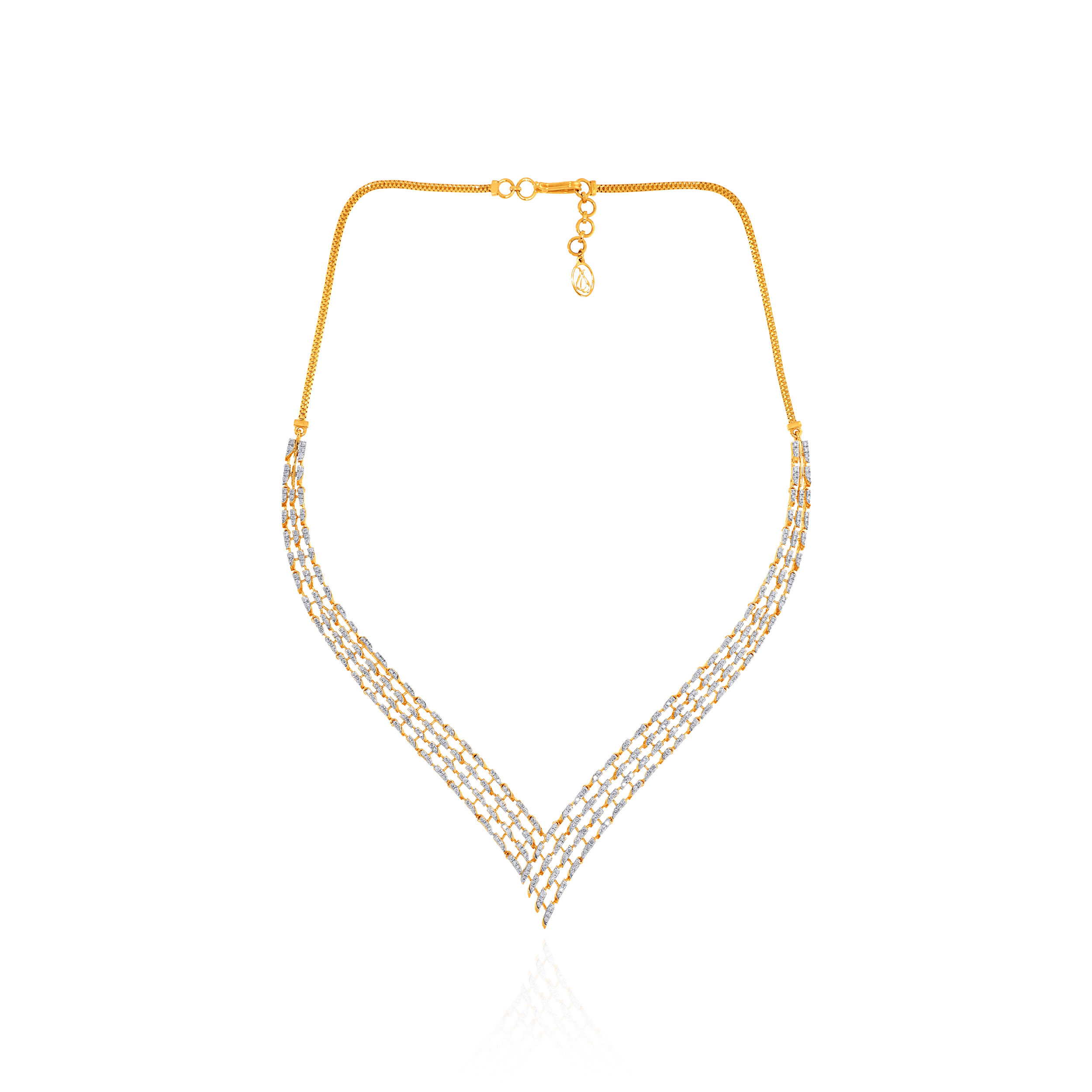 Serenelle Luxe Diamond Necklace - Senco Gold and Diamonds