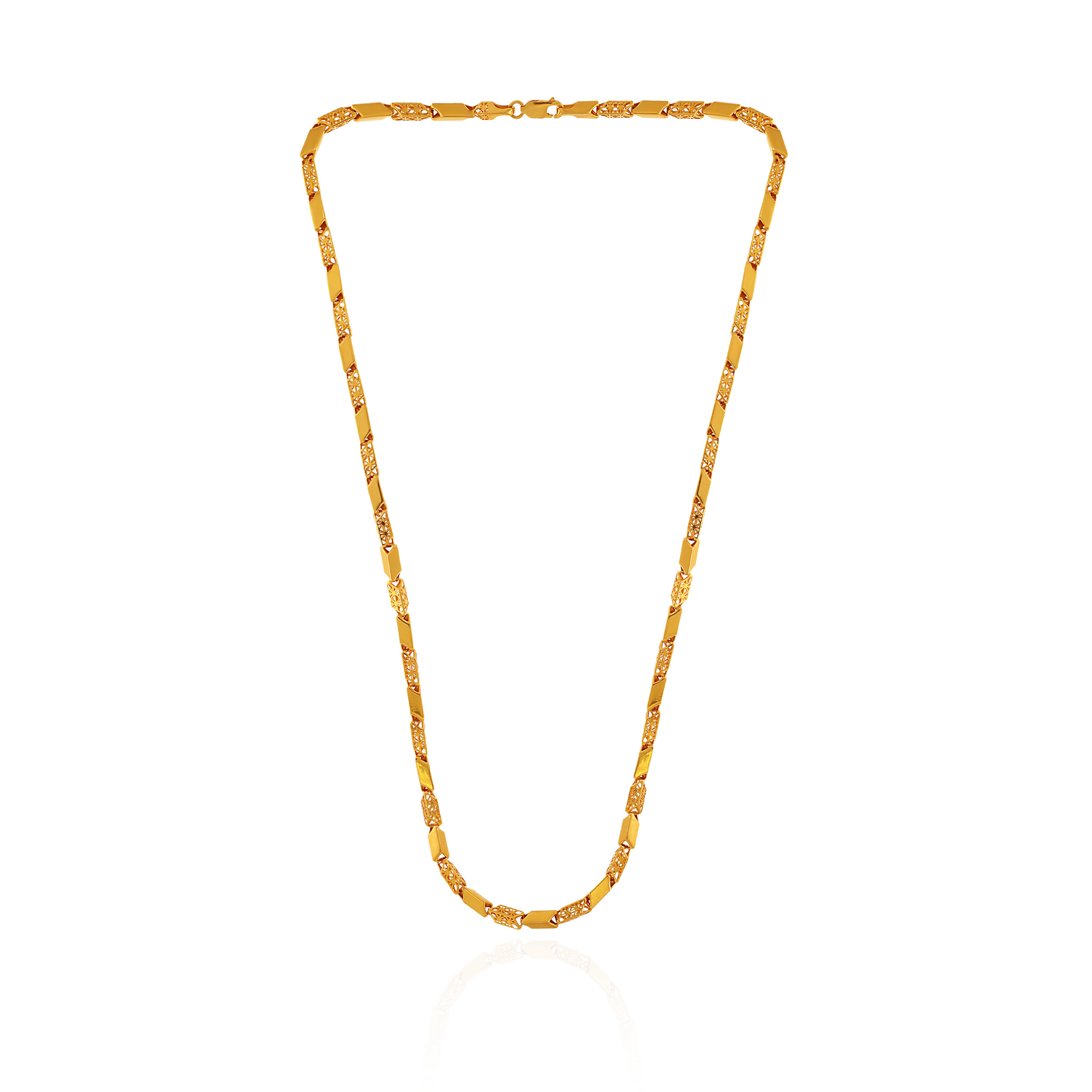 PowerLink Gold Men's Chain - Senco Gold and Diamonds