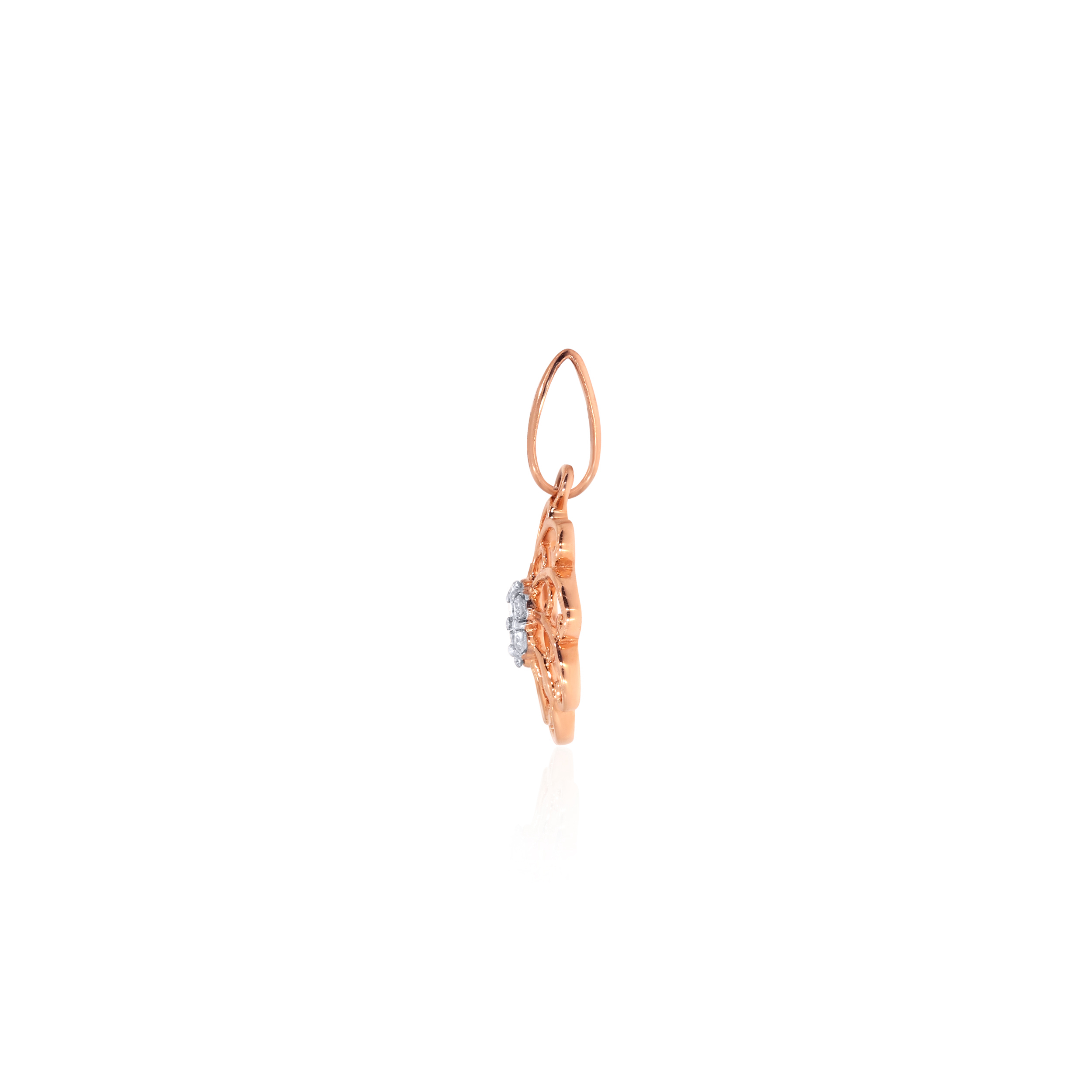 Curvy Petals Diamond Pendant - Senco Gold and Diamonds