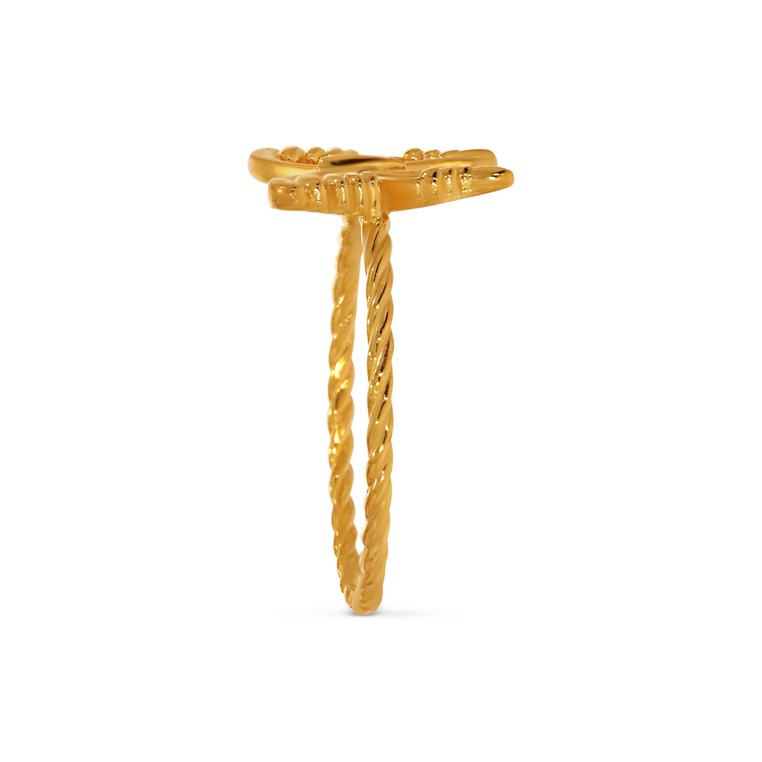 Dragonfly Drift Gold Ring alternate view 2