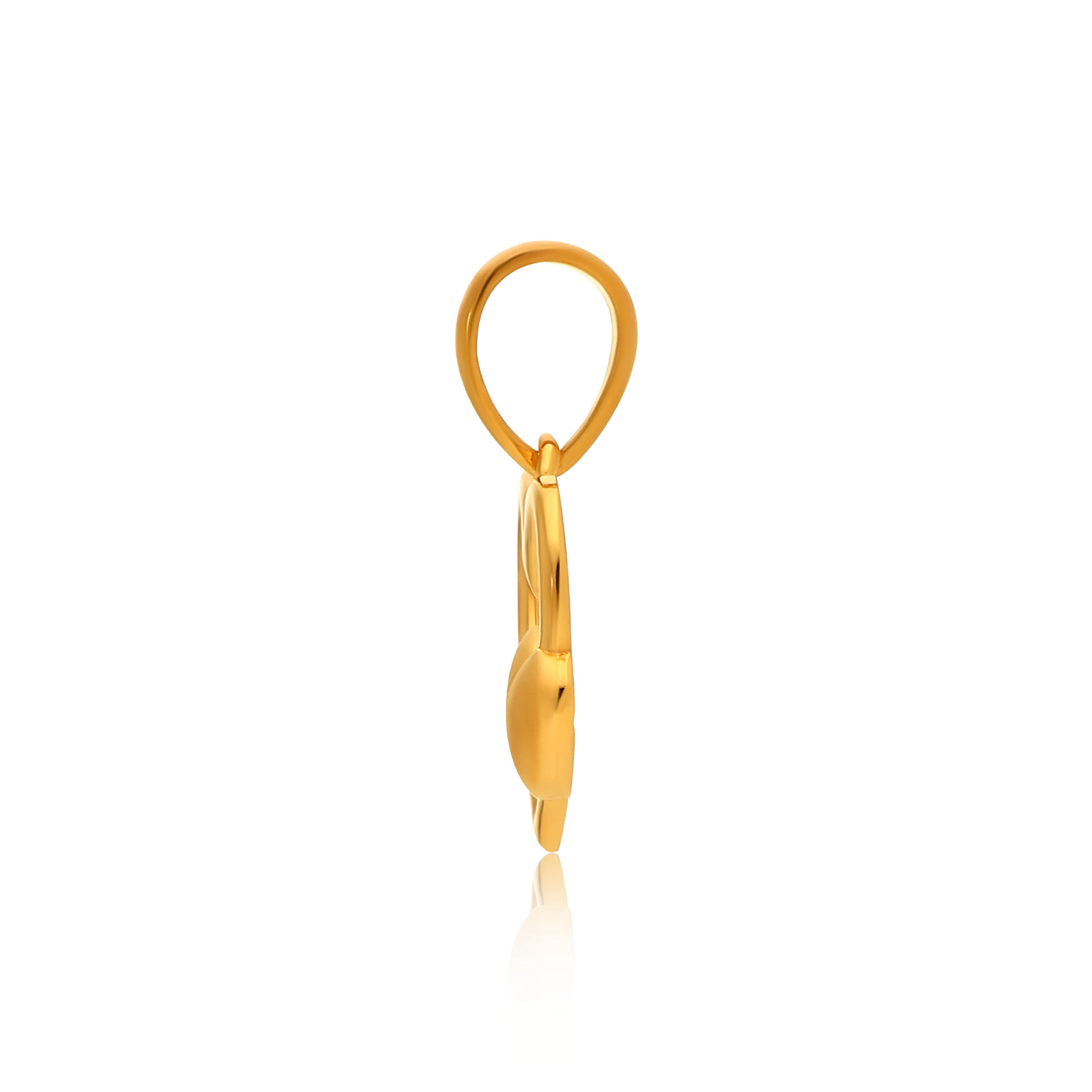 Solstice Heart Relic Gold Pendant - Senco Gold and Diamonds