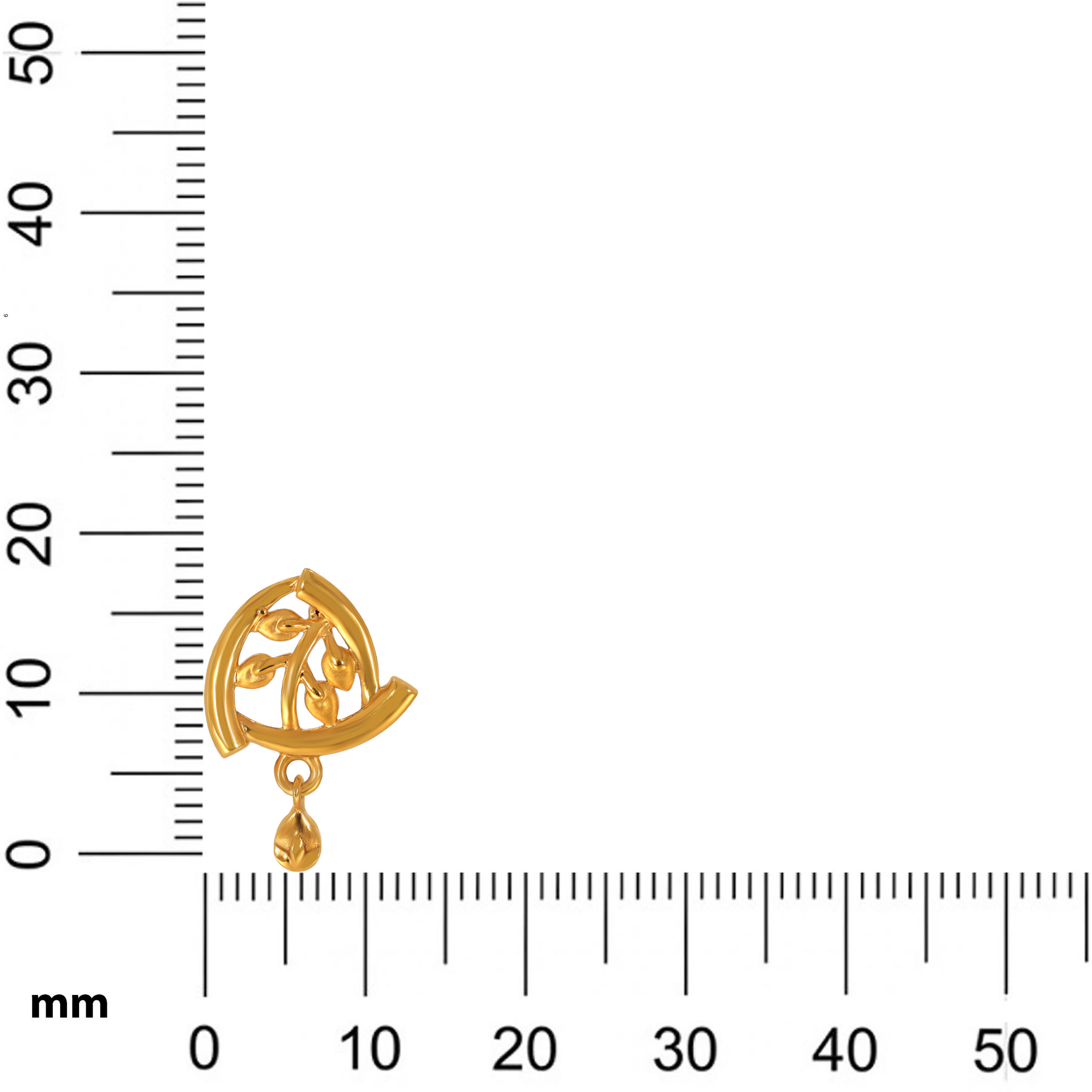 Bloom Verse Gold Drop Earrings - Senco Gold and Diamonds