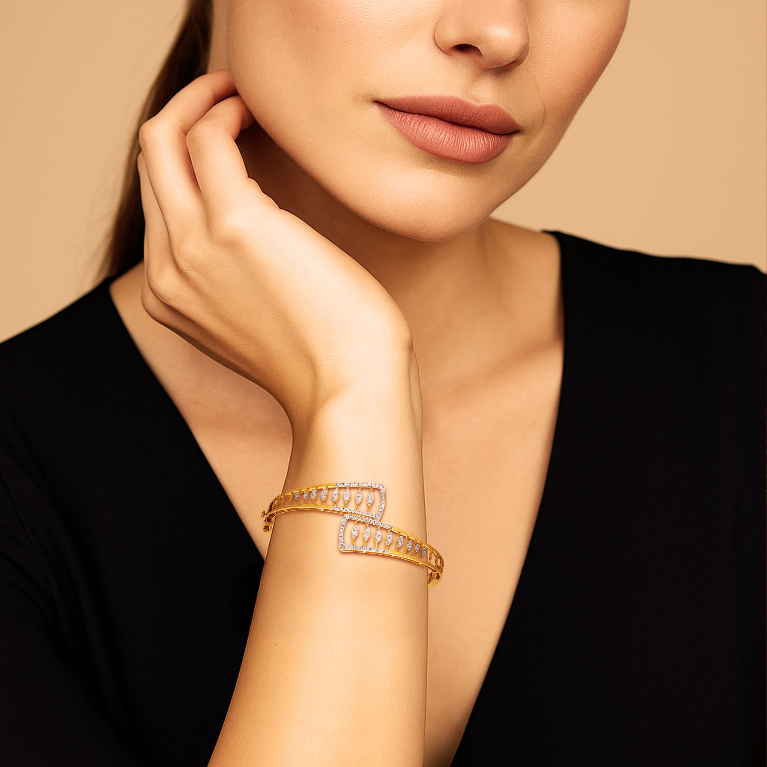 Intertwined Radiance Diamond Bracelet - Senco Gold and Diamonds