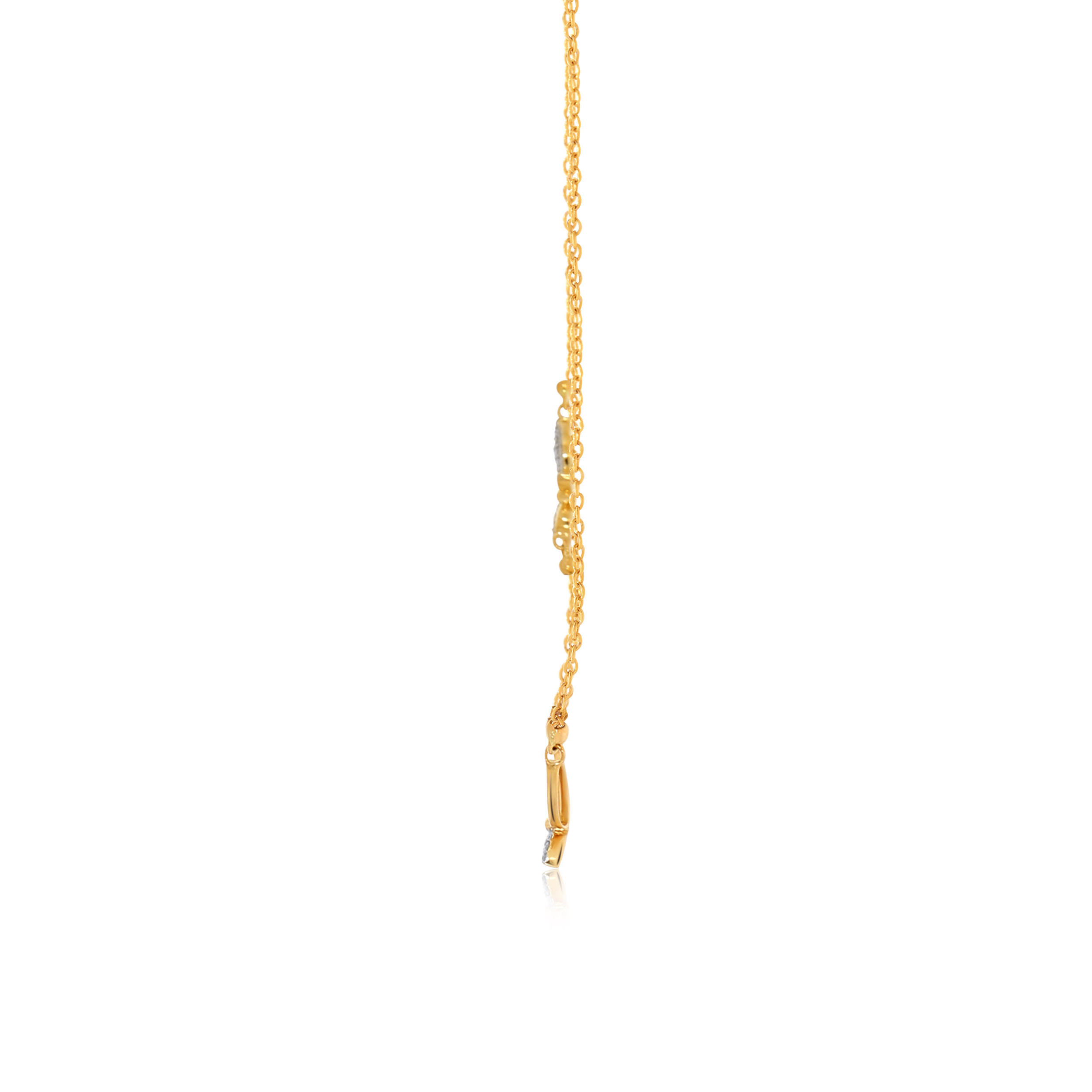 Liberal Wings Diamond Chain Pendant - Senco Gold and Diamonds