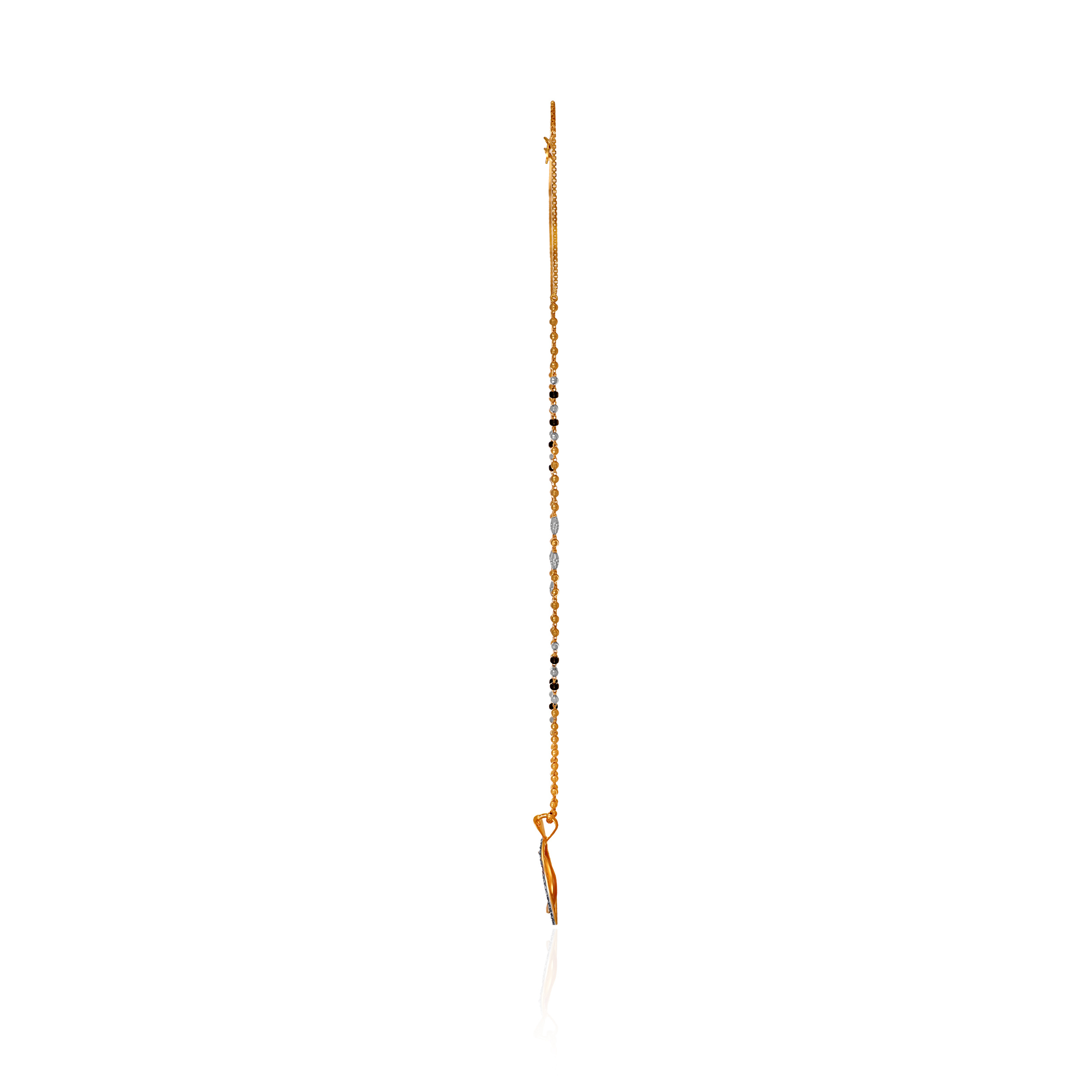 Modern Aesthetic Gold Mangalsutra - Senco Gold and Diamonds