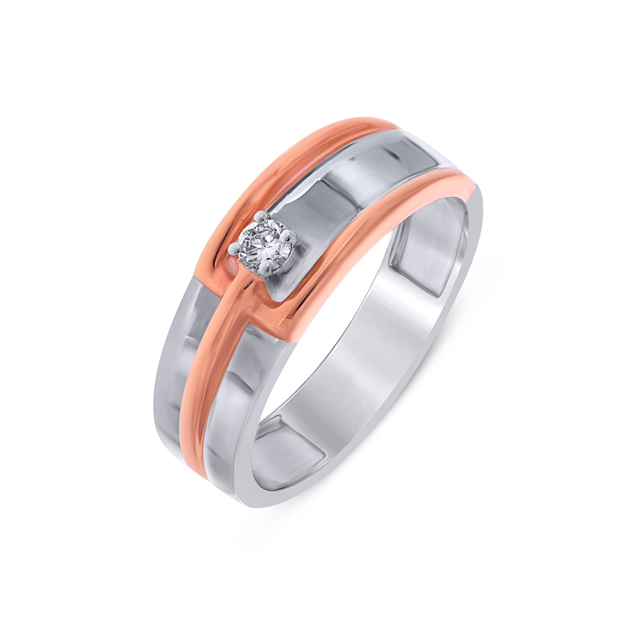 Macho Perfection Men Platinum Ring - Senco Gold and Diamonds
