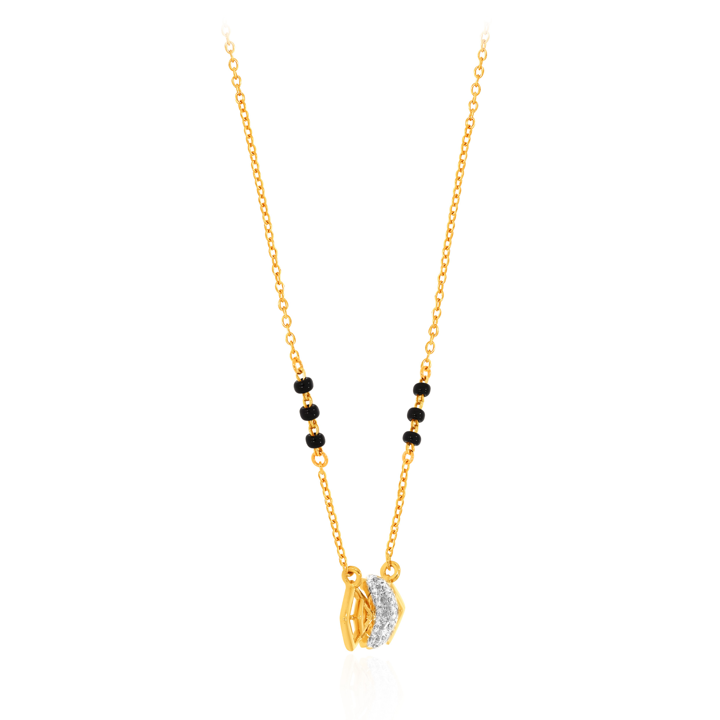 Radiant Vows Diamond Mangalsutra - Senco Gold and Diamonds