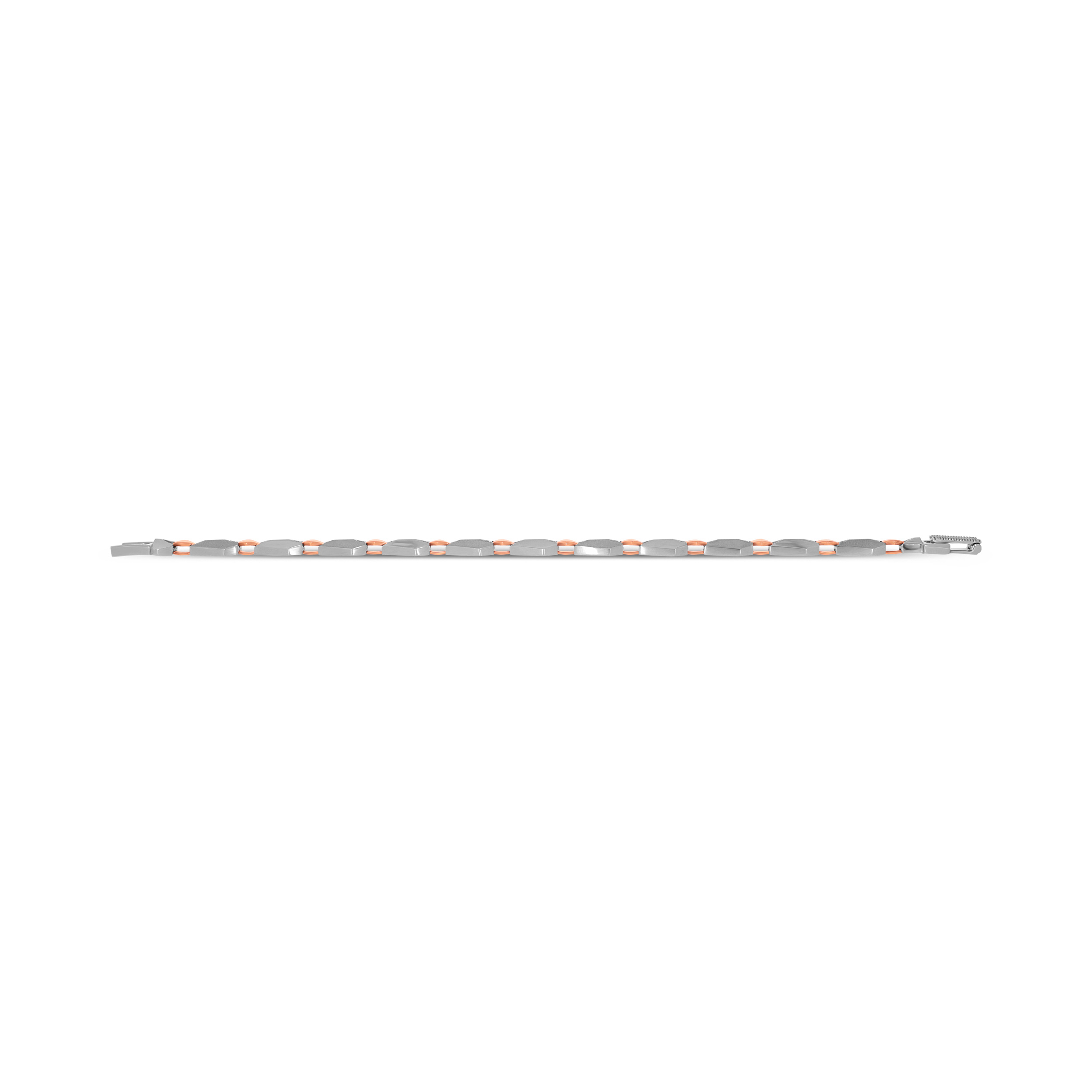 Kinetic Link Men's Platinum Wristlet - Senco Gold and Diamonds