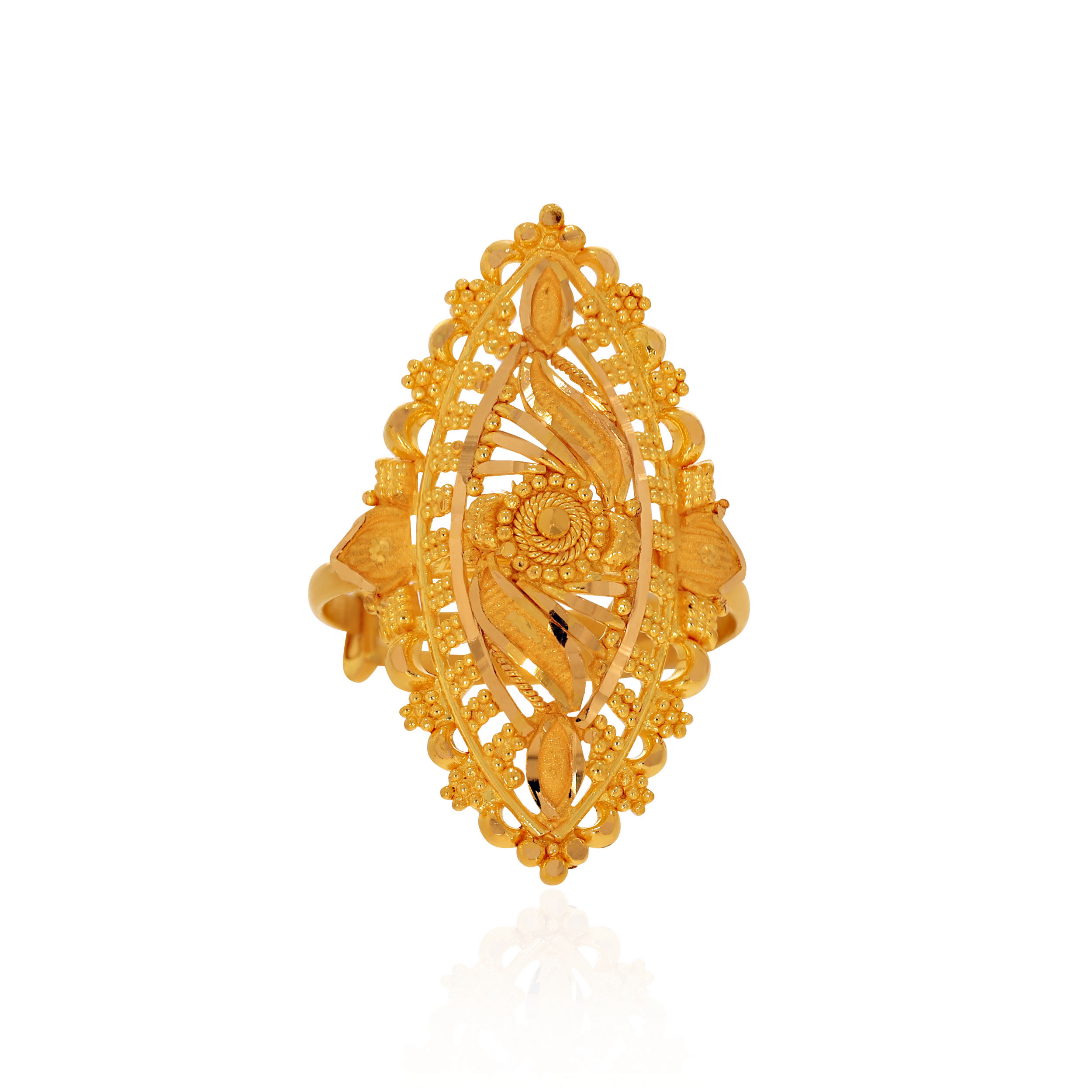 22K Yellow Gold Casual Gold Ring-GLR-D000556199 - Senco Gold and Diamonds