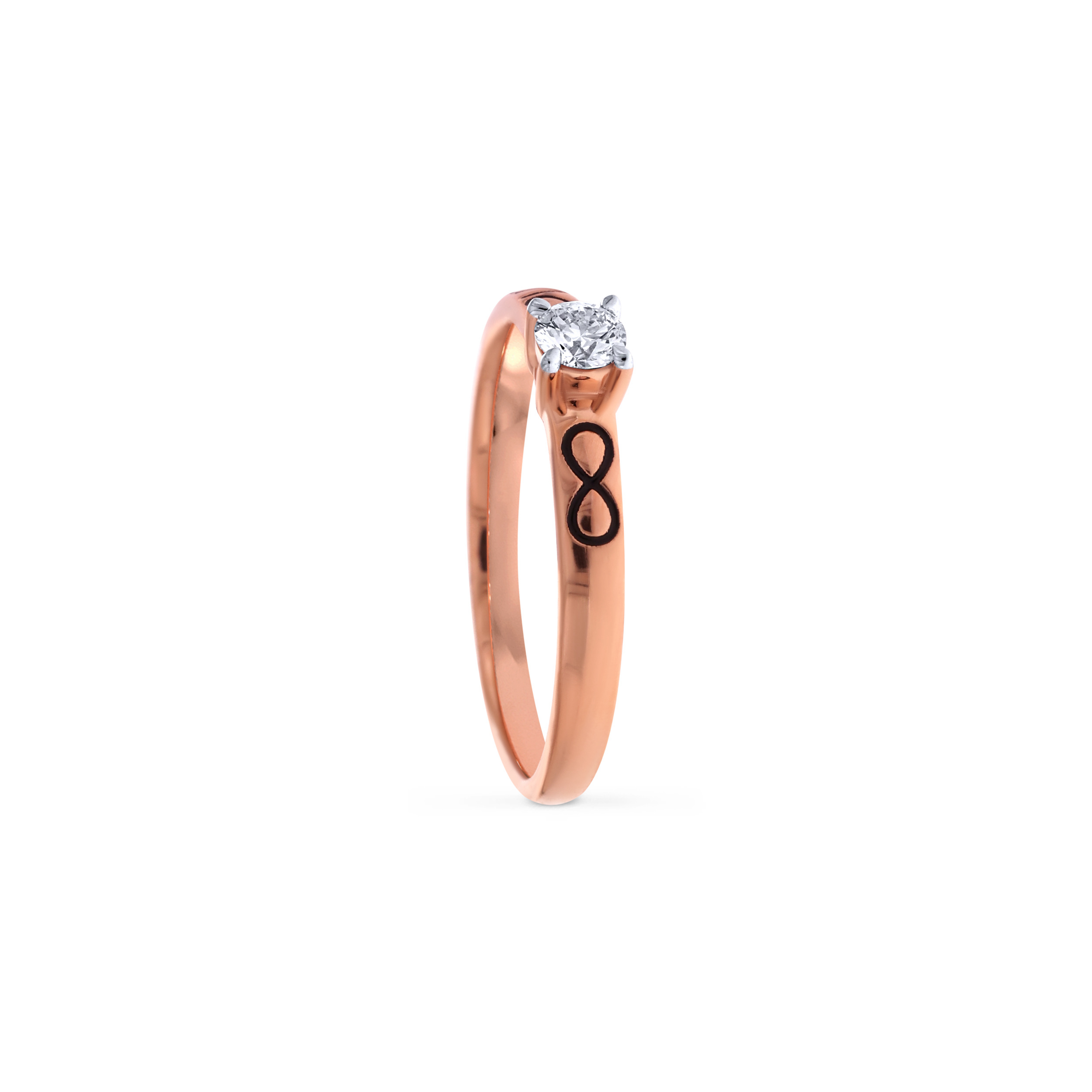 Infinite Love Solitaire Ring - Senco Gold and Diamonds
