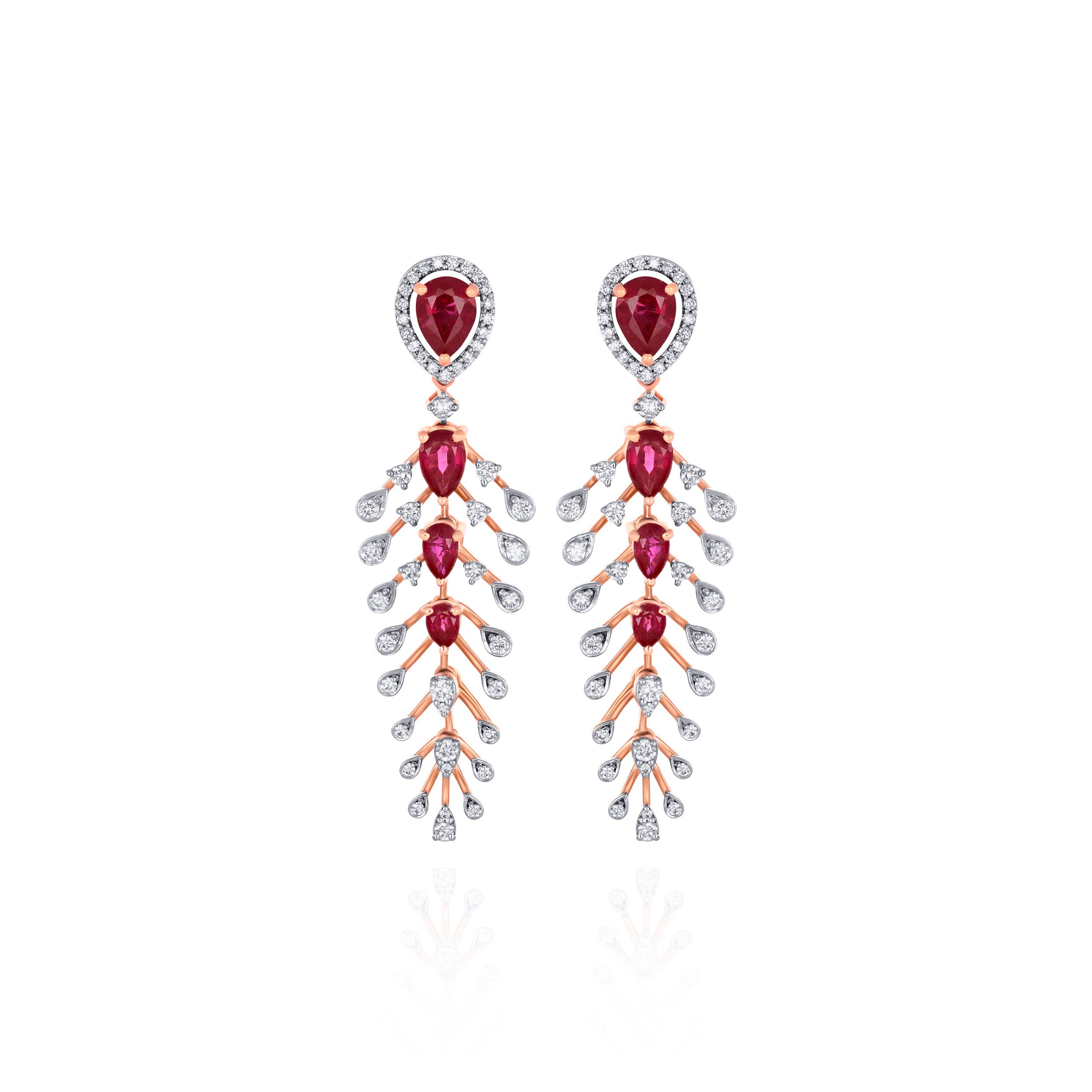 Enchanted Climber Diamond Earrings - Senco Gold and Diamonds