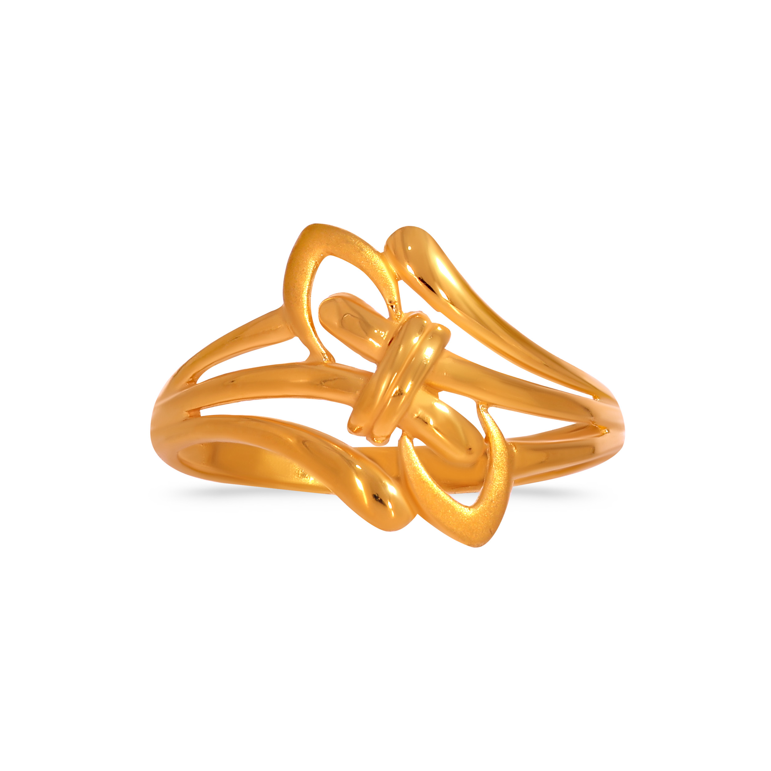 Flowform Floral Gold Ring - Senco Gold and Diamonds
