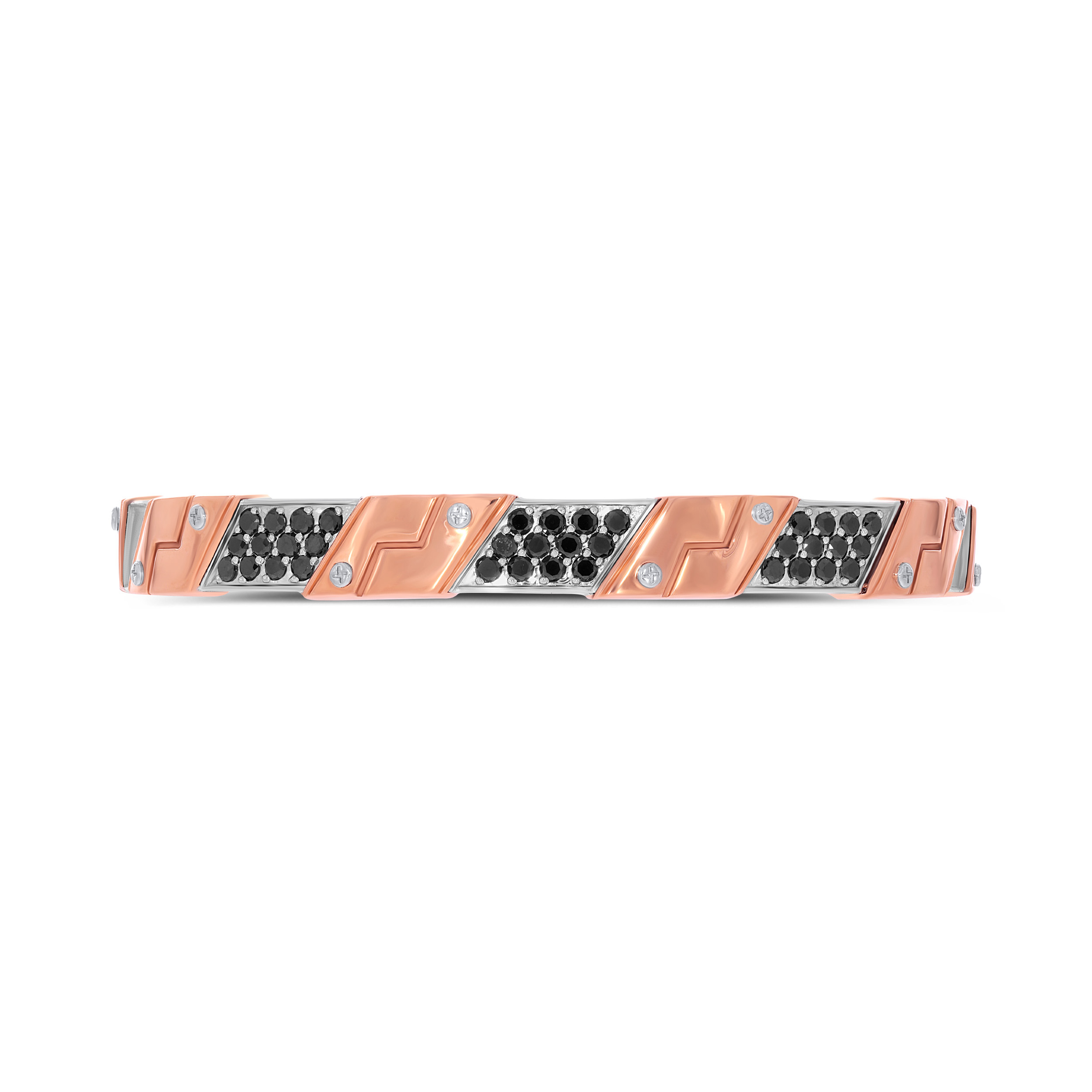 Noir Line Platinum Men's Kada - Senco Gold and Diamonds