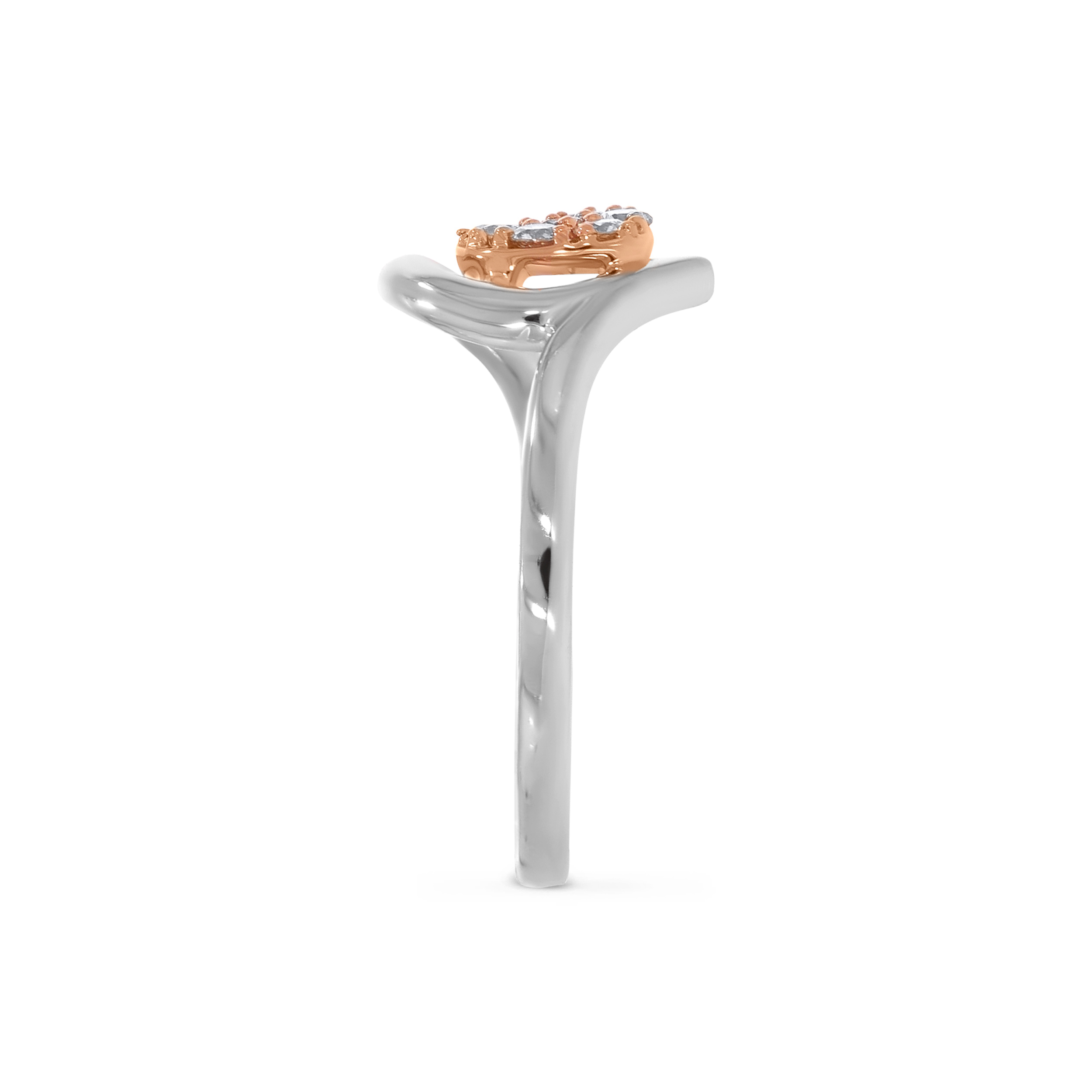 Love Knot Platinum Ring - Senco Gold and Diamonds