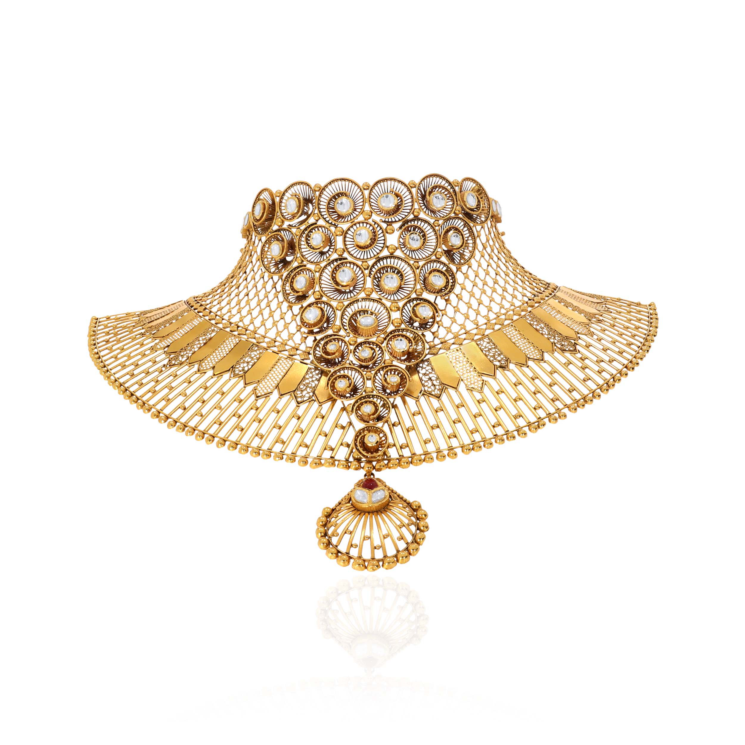 Heritage Opulence Choker Necklace - Senco Gold and Diamonds