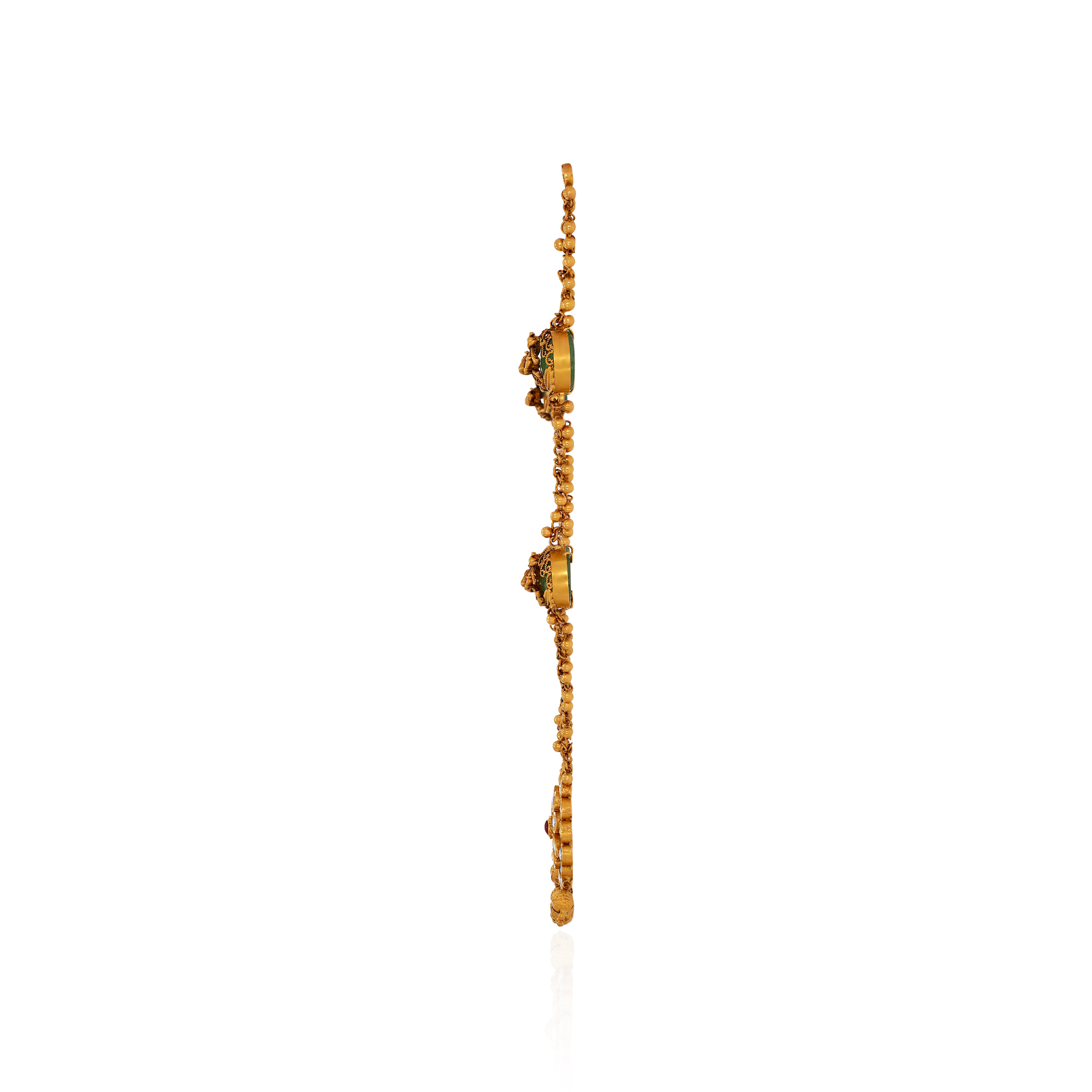 22K Yellow Gold Kundan Necklace-GN-D000788435 - Senco Gold and Diamonds