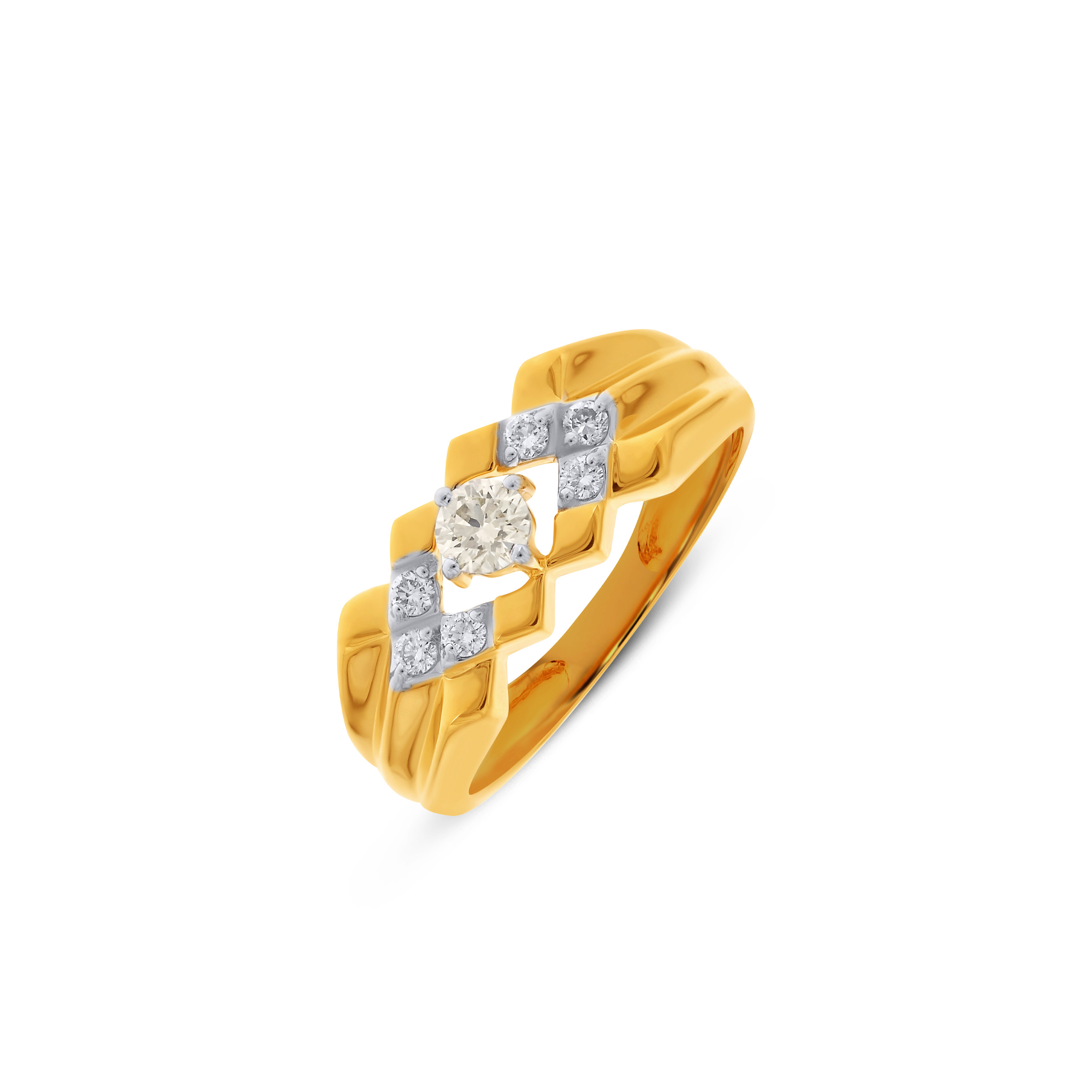 Rhombic Hero Men Diamond Ring - Senco Gold and Diamonds