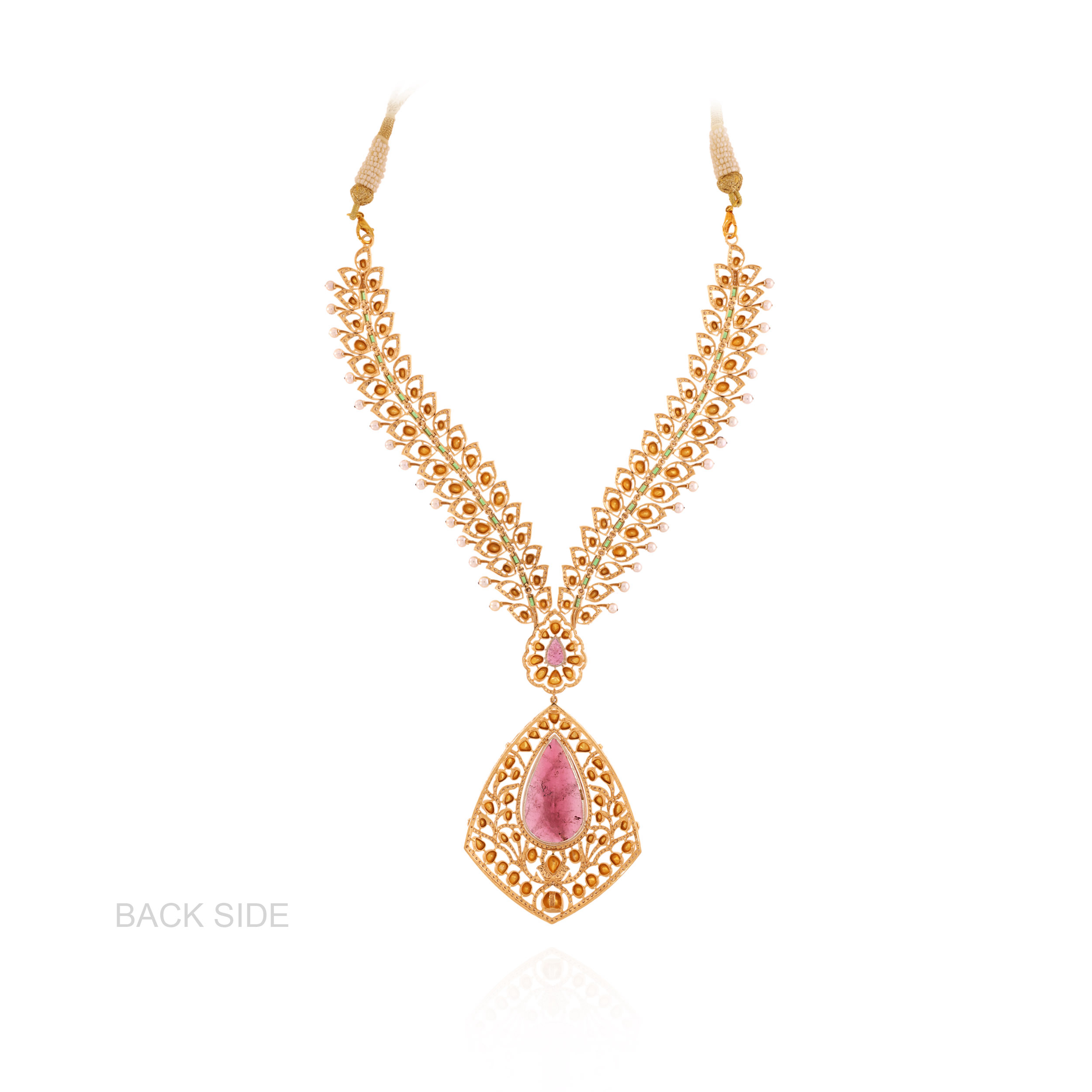 Refined Radiance Polki Diamond Necklace - Senco Gold and Diamonds