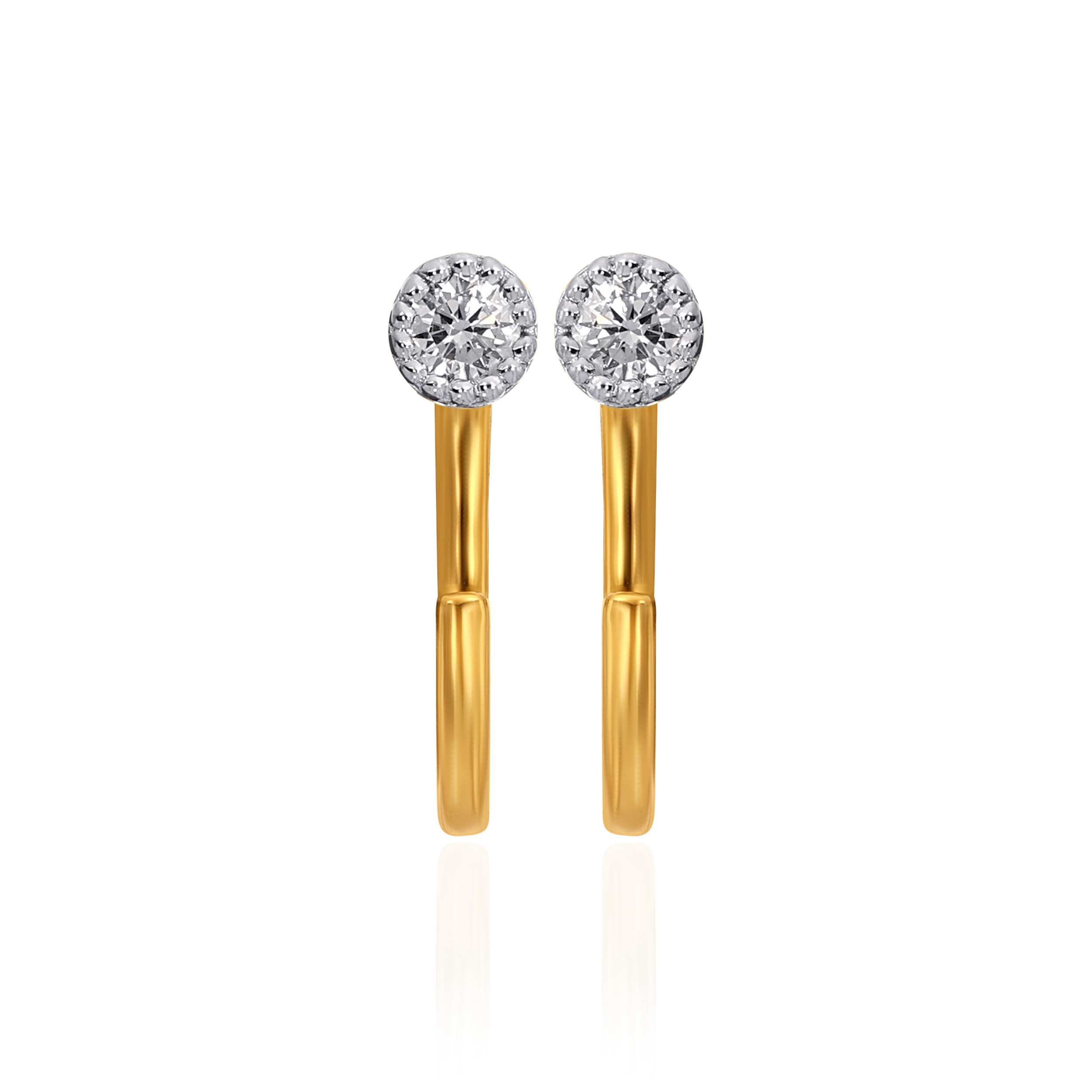 Minimal Luxe Diamond Ear Cuffs - Senco Gold and Diamonds